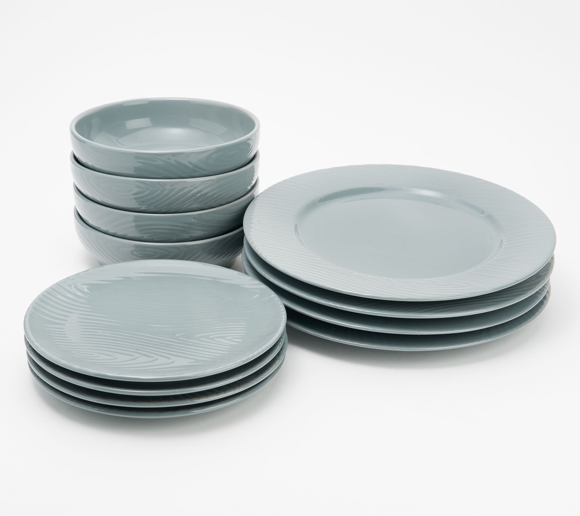 Temp-tations Woodland 12-Piece Essential Dinnerware Set