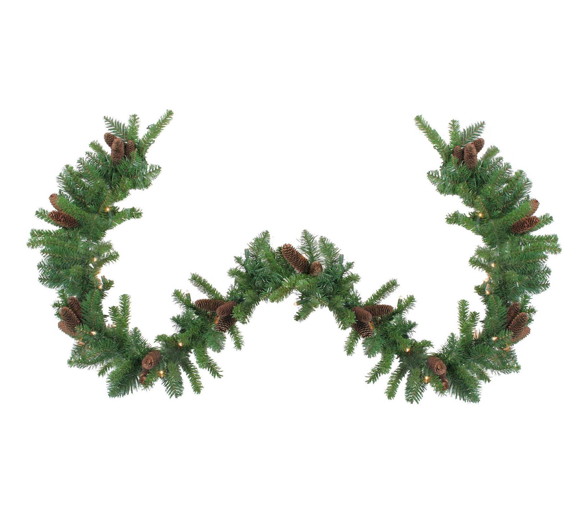 Northlight Prelit Pinecone Garland