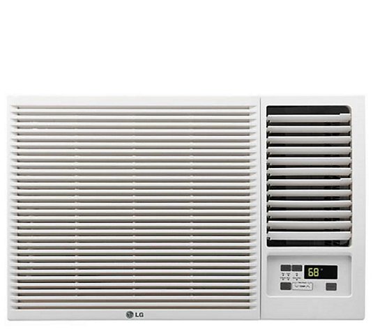 LG 7,500 BTU 115V Window-Mounted Air Conditioner with Heat