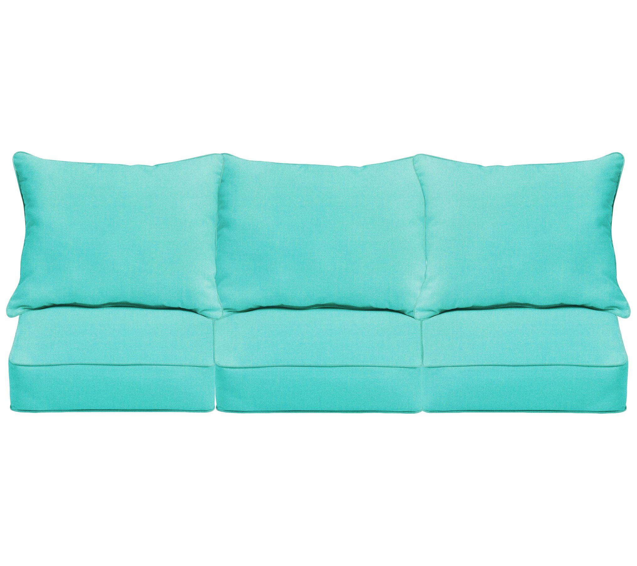 Sunbrella Deep Seating Sofa Pillow and CushionSet 23x25x5