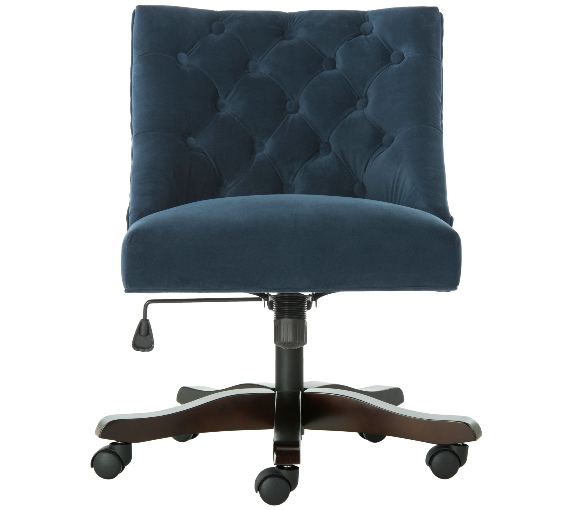 Soho Navy Tufted Swivel Desk Chair by Safavieh - QVC.com