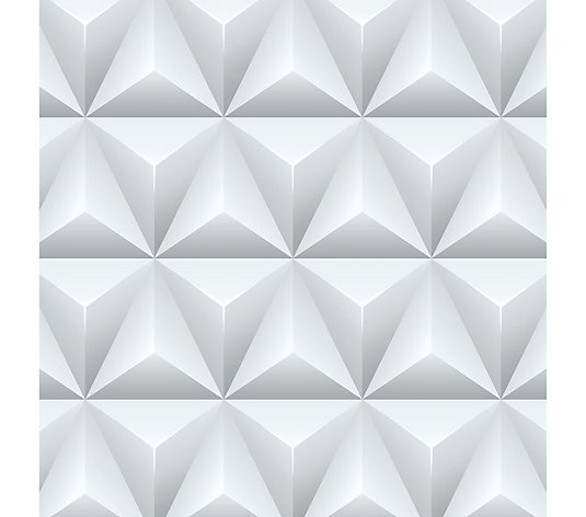 NextWall Triangle Origami Peel and Stick Wallpaper Roll