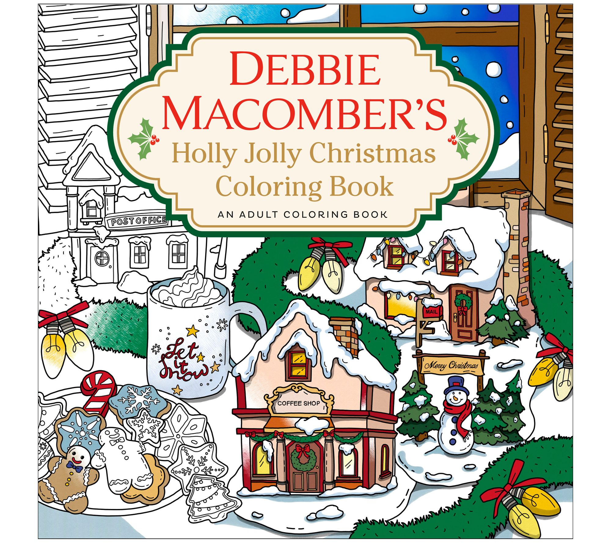 Debbie Holly Jolly Christmas Coloring Book