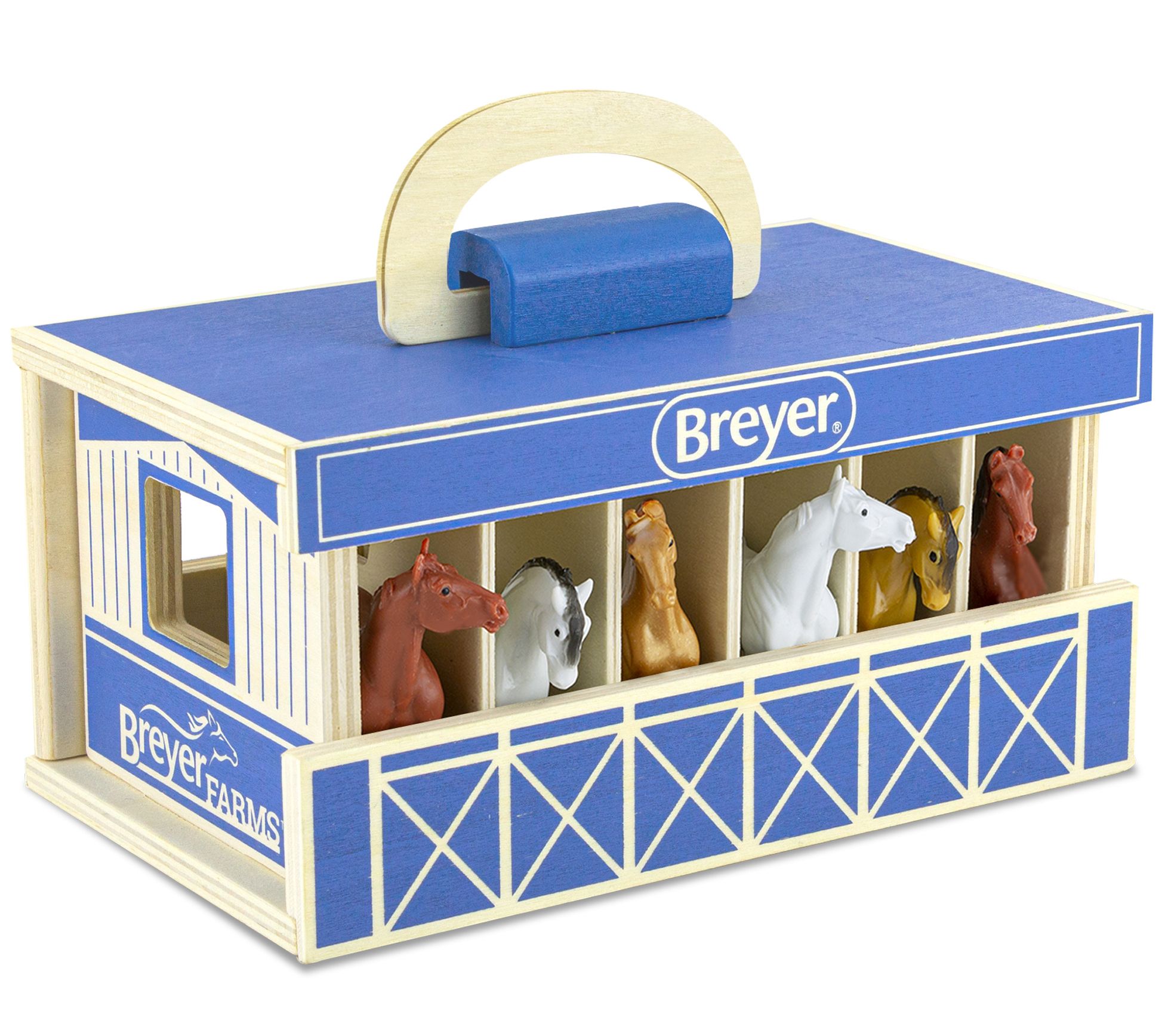 Breyer Farms Wooden Stable & Horse Play Set