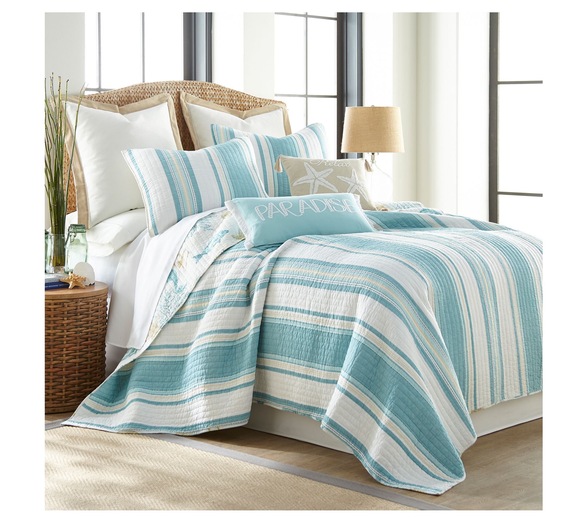Levtex Home San Sebastian 2-Piece Twin/Twin XLuilt Set - QVC.com