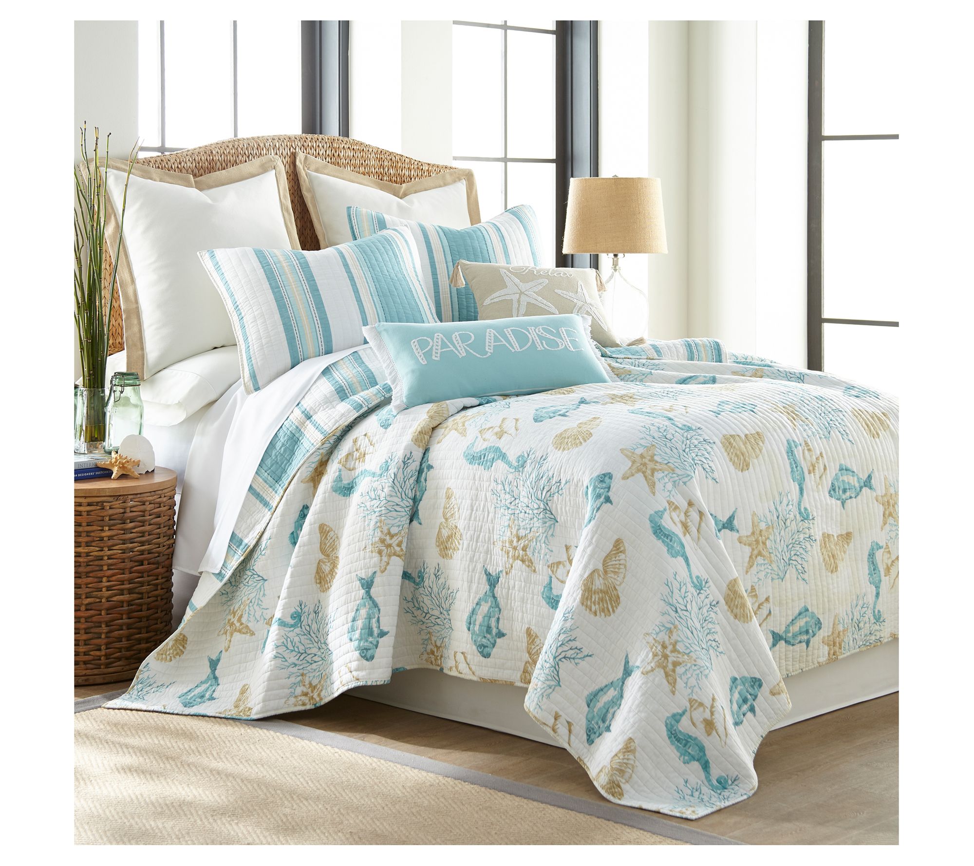 Levtex Home San Sebastian 2-Piece Twin/Twin XLuilt Set - QVC.com