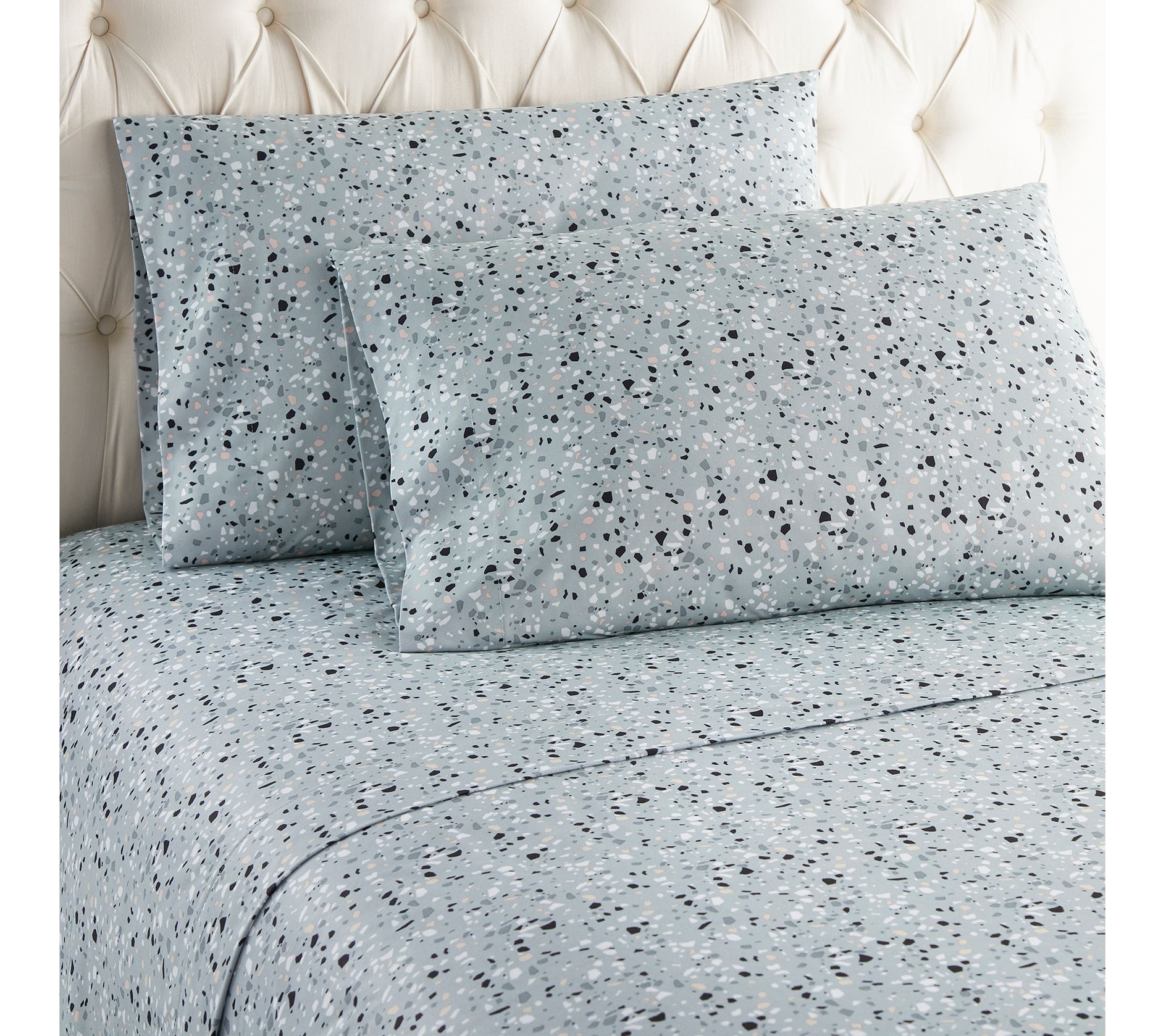 Shavel King Micro Flannel Printed Deep-Pocket Sheet Set