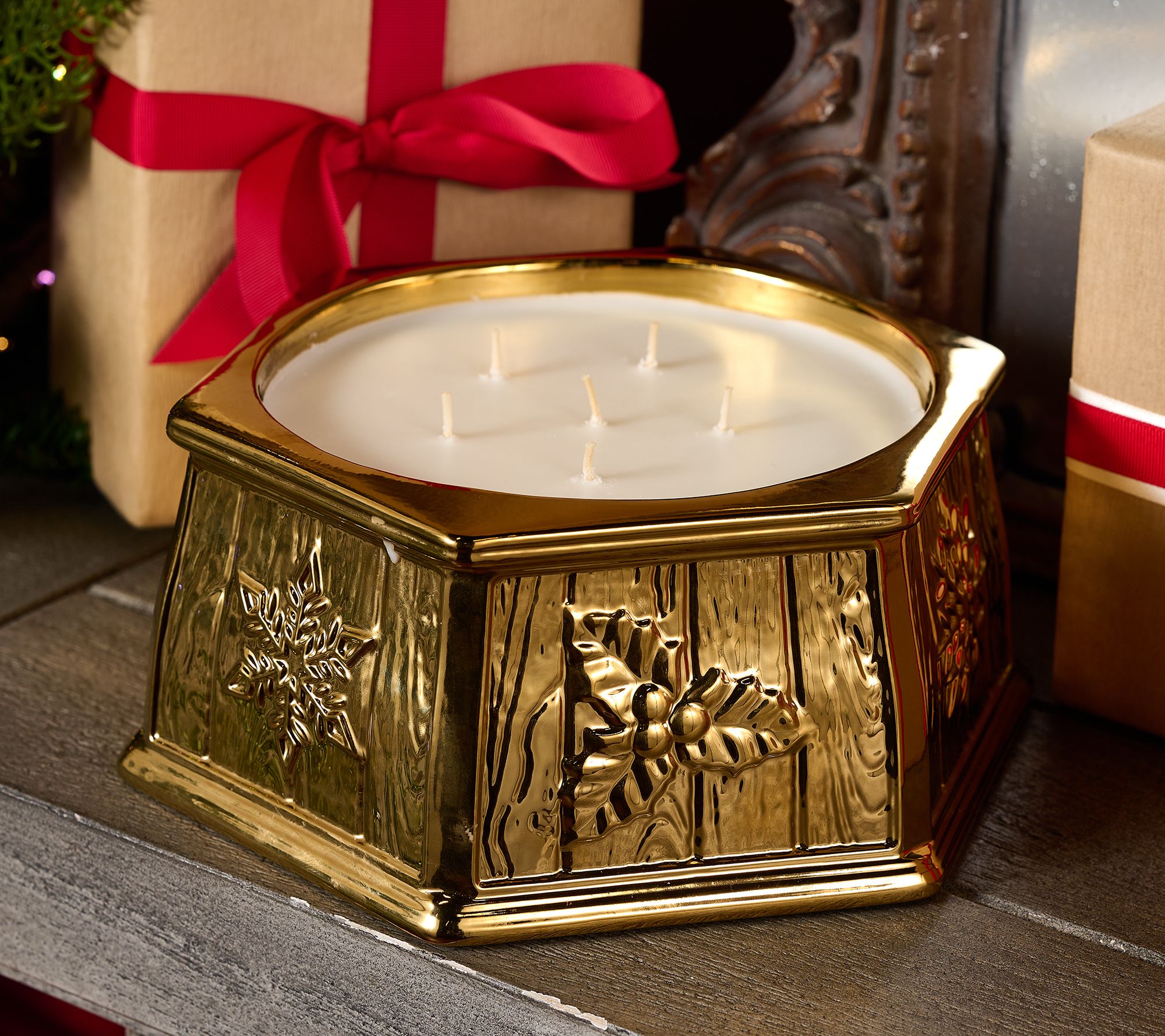HomeWorx by Slatkin + Co. 40oz Frozen Balsam Ceramic Filled Candle