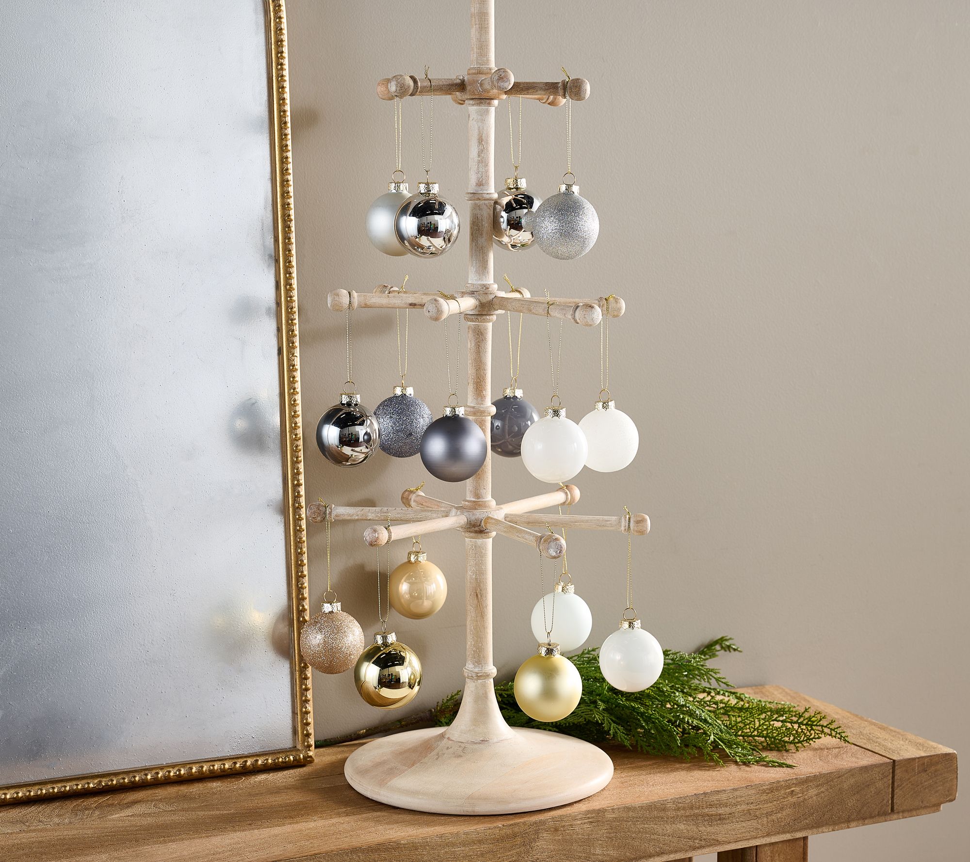 Home Reflections 16-pc Glass Ball Ornaments in Gift Box