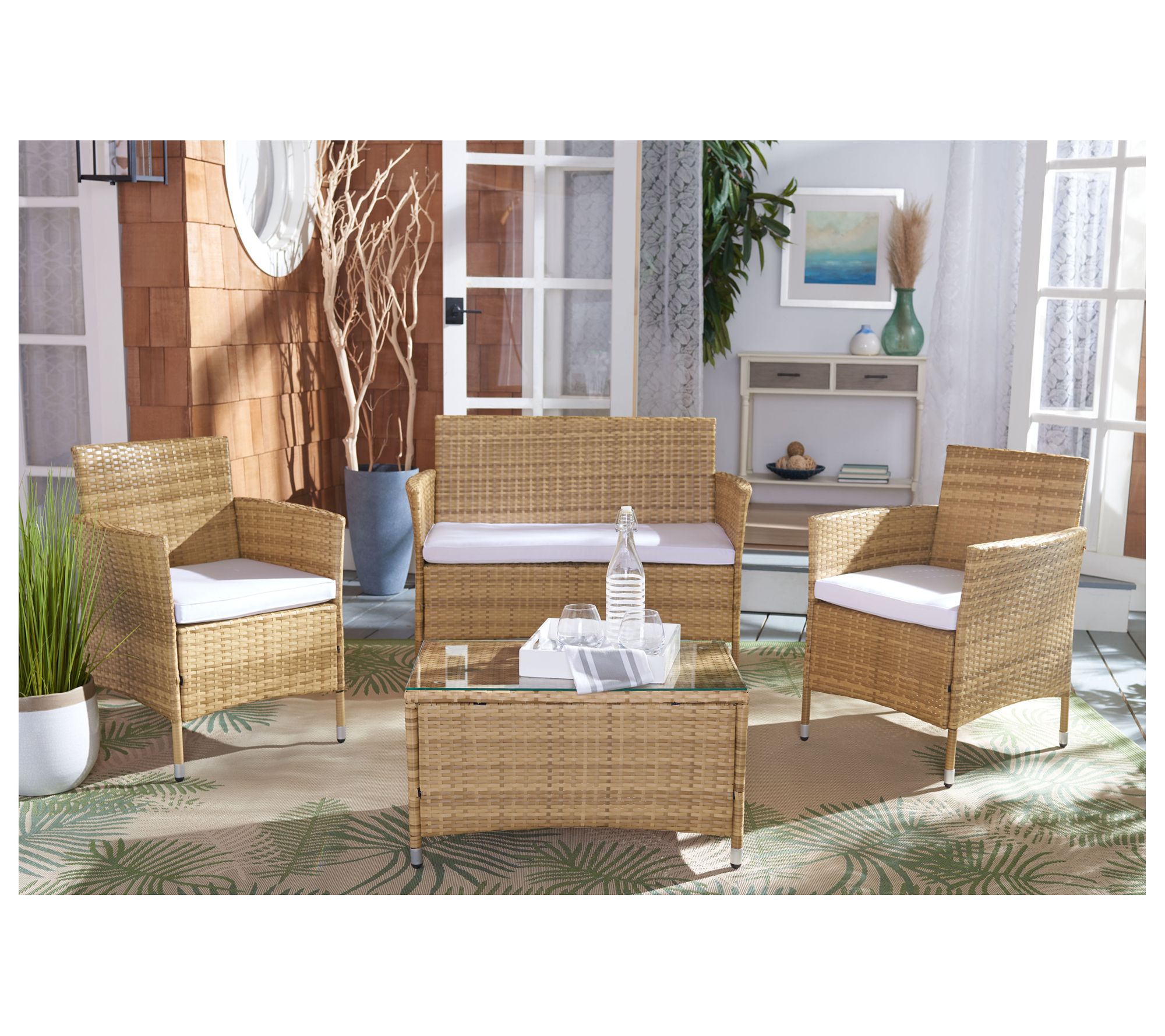 Safavieh Bandele 4pc Living Set