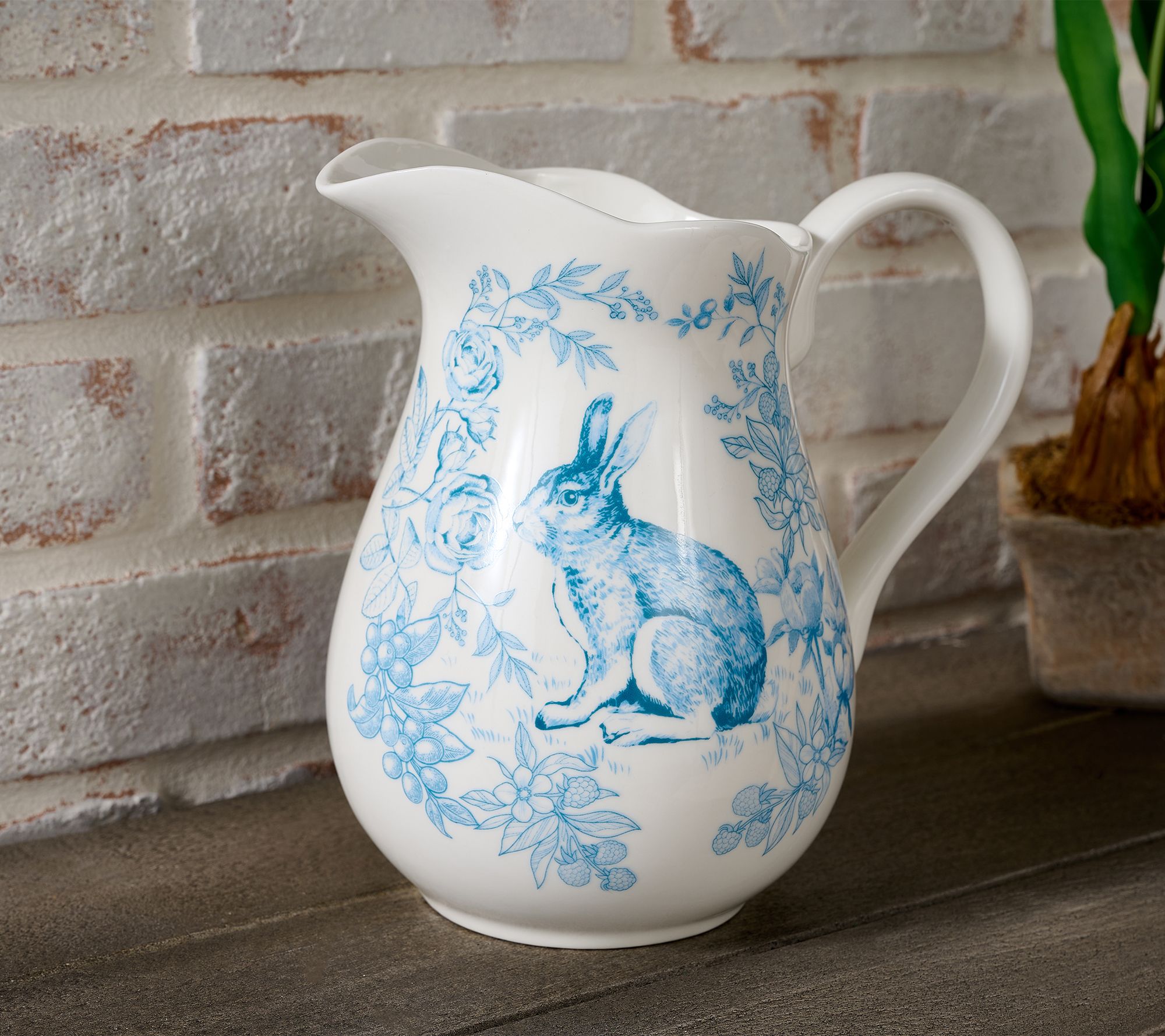 Cozy Cottage by Liz Marie Heirloom Bunny Pitcher