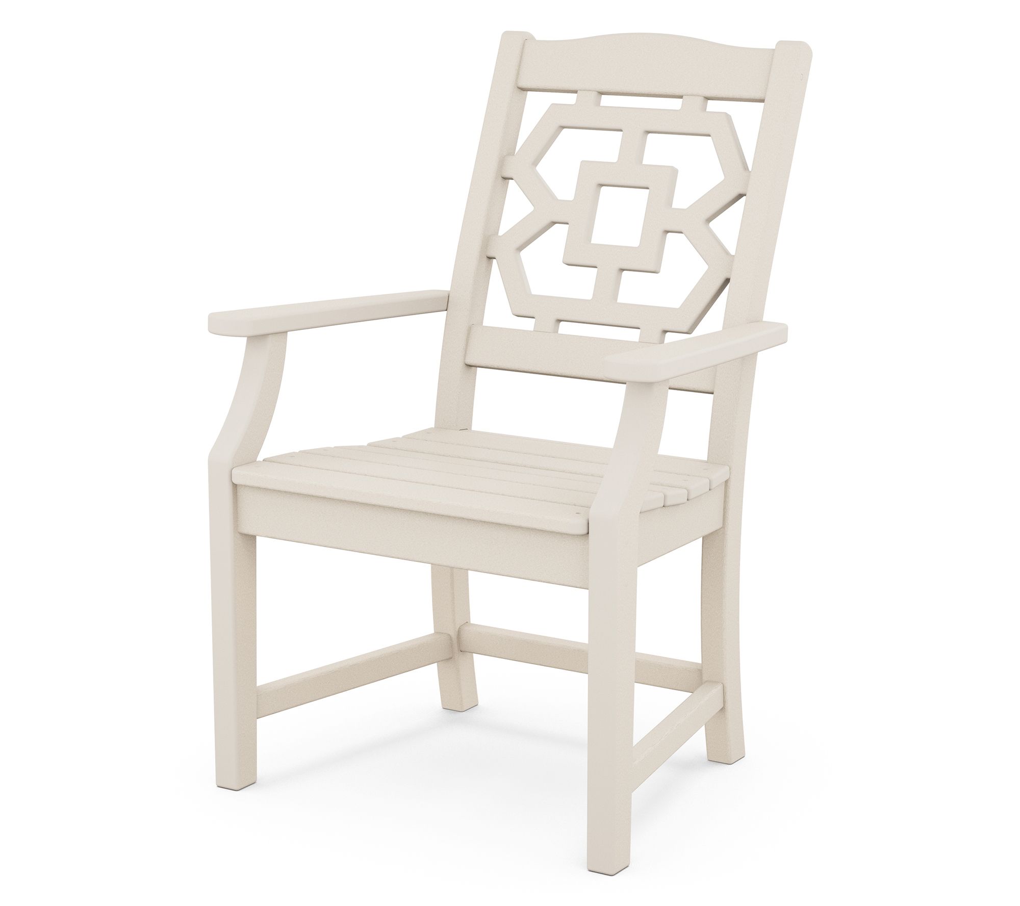 Martha Stewart by POLYWOOD Chinoiserie Dining Arm Chair