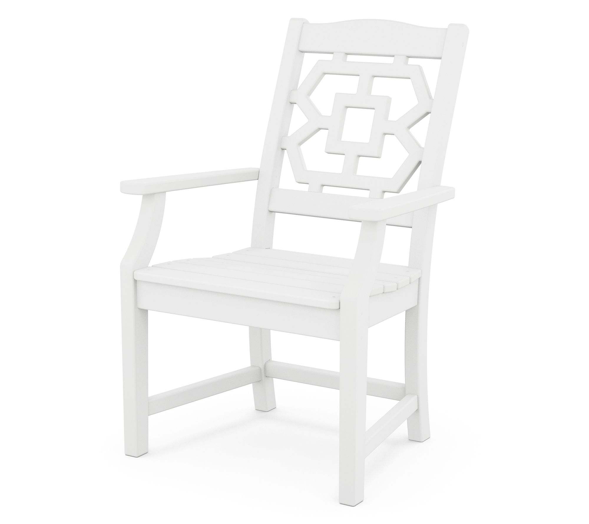 Martha Stewart by POLYWOOD Chi noiserie Dining Arm Chair