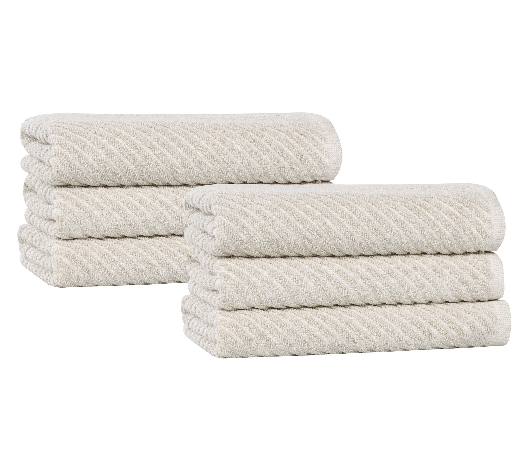 Superior Amelia Viscose Cotton Blend 2-Piece Hand Towel Set