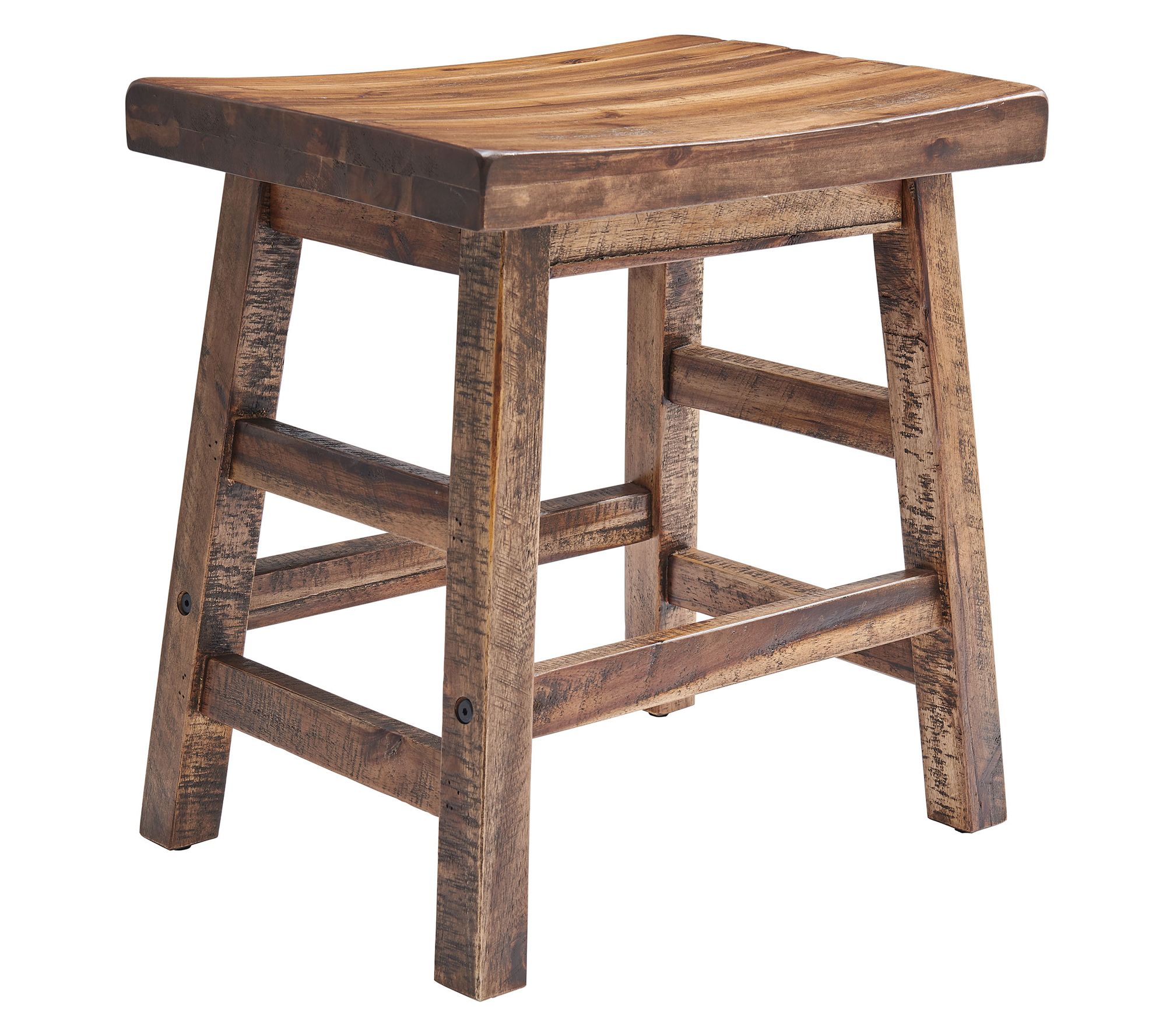 Alaterre Furniture Durango 20" Industrial WoodDining Stool