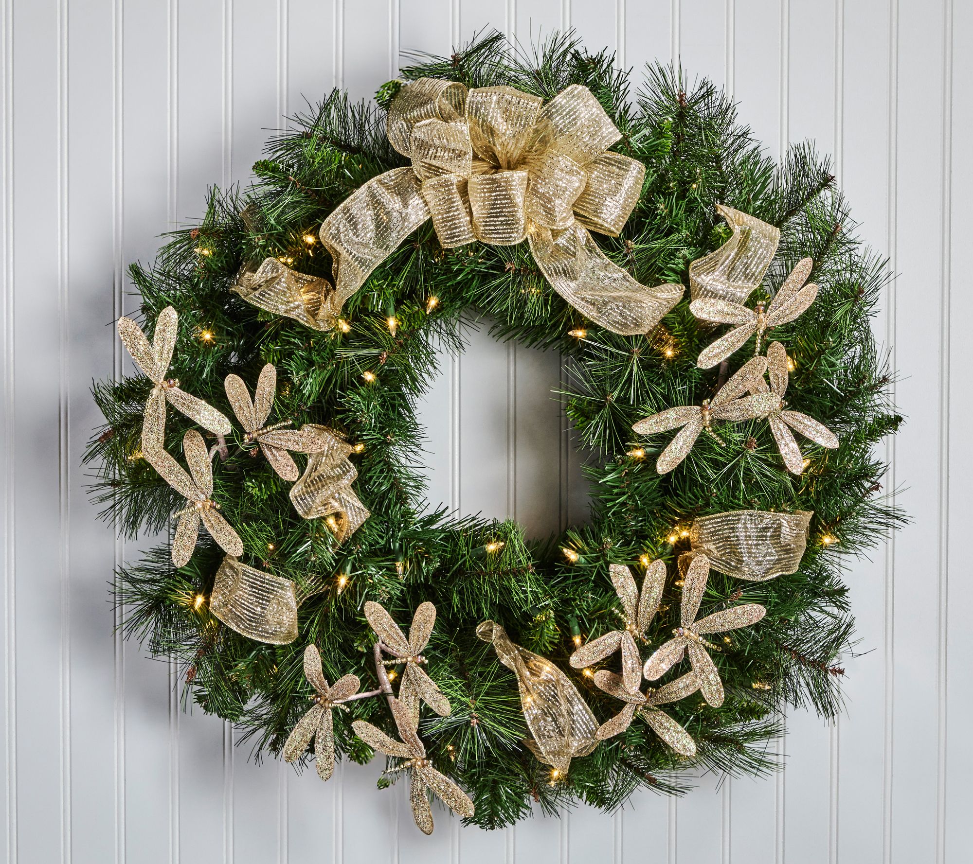 16" Glitter Dragonfly Spray Set of 3 by Valerie