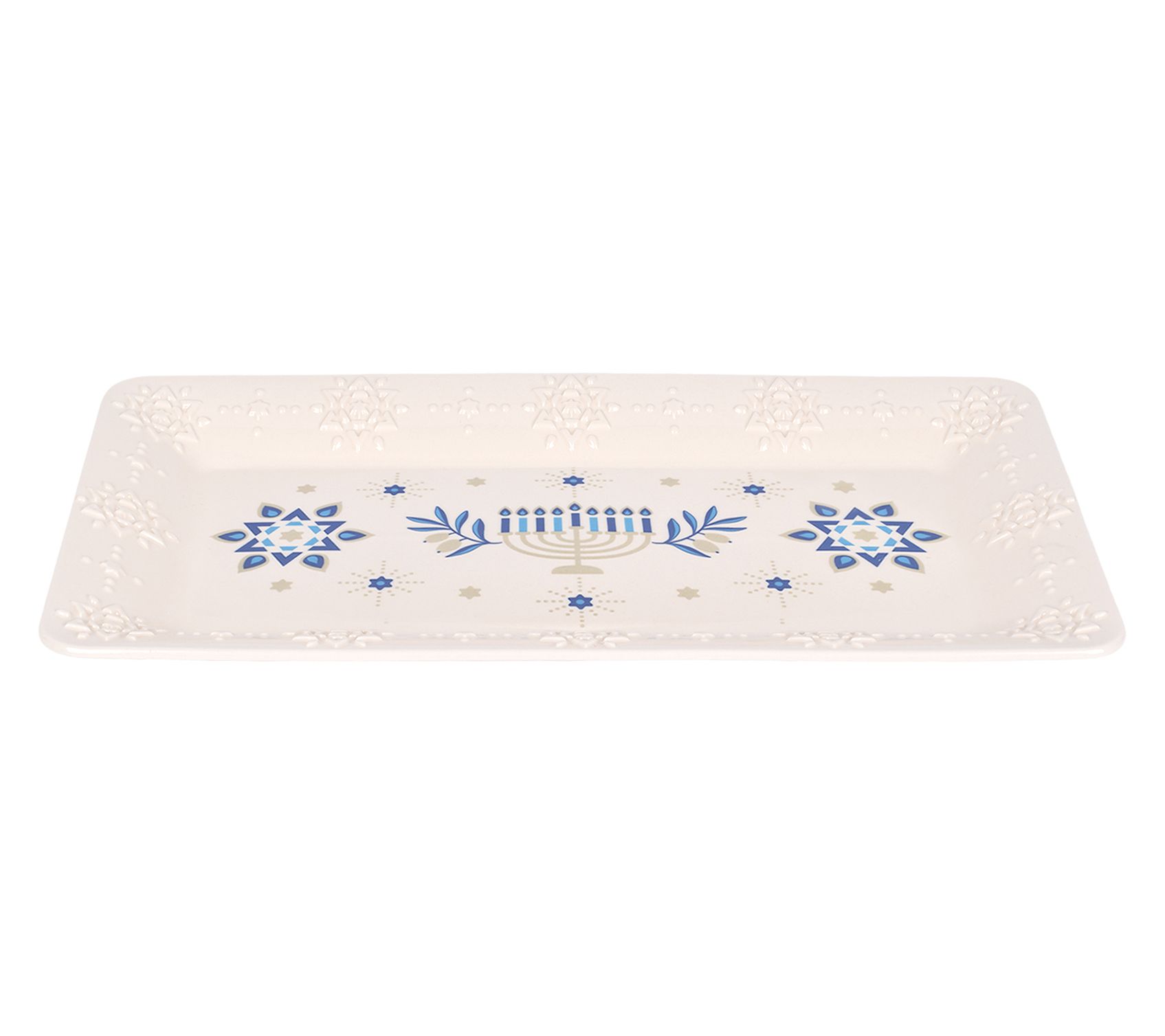 "As Is" Temp-tations Seasonal 16" Platter with Embossed Rim