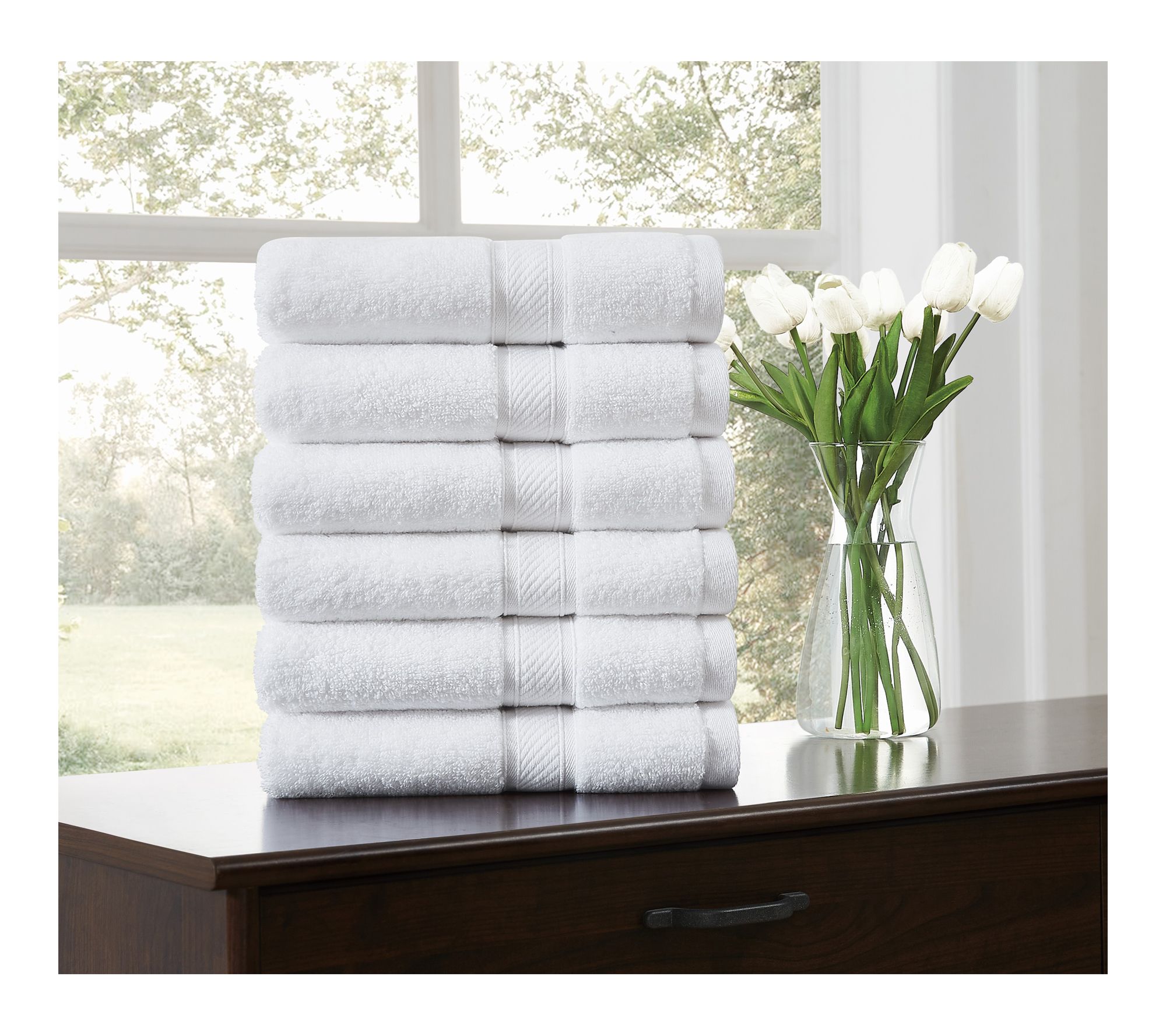 Royal Velvet Regal Plush 6-Piece Hand Towel