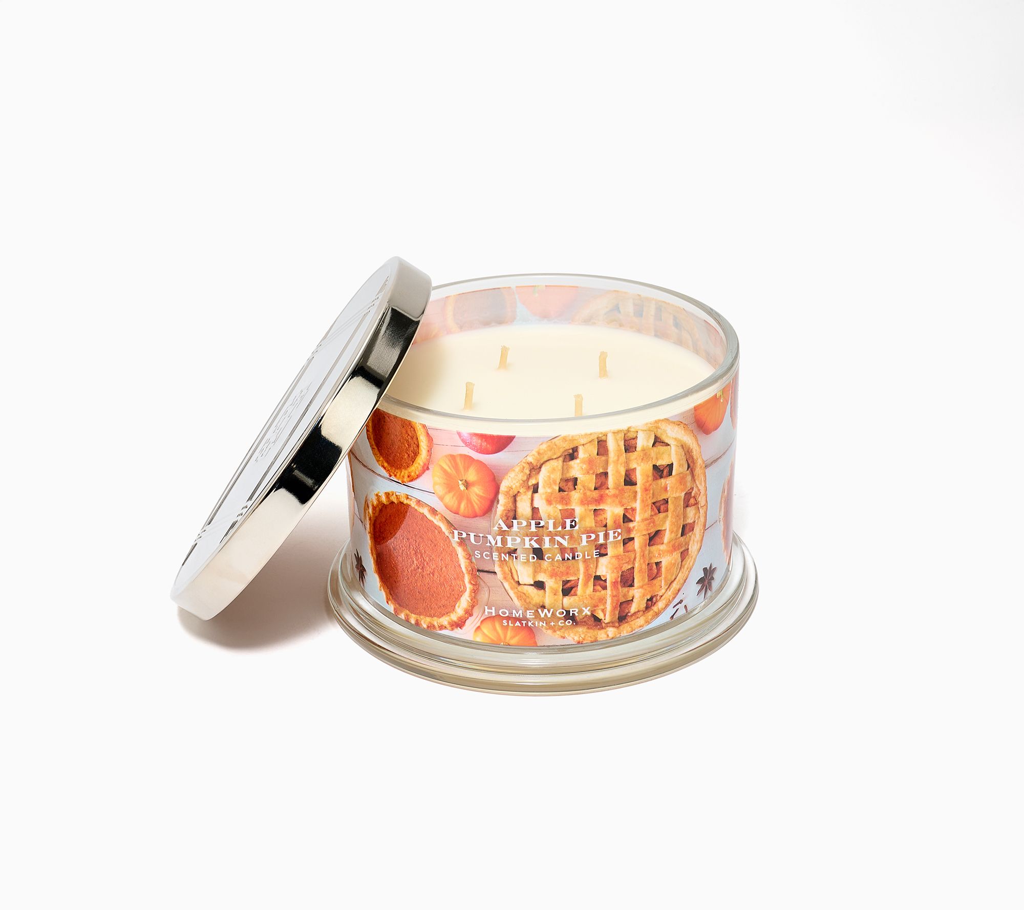 HomeWorx by Slatkin + Co. 18oz Apple Pie Pumpkin Candle