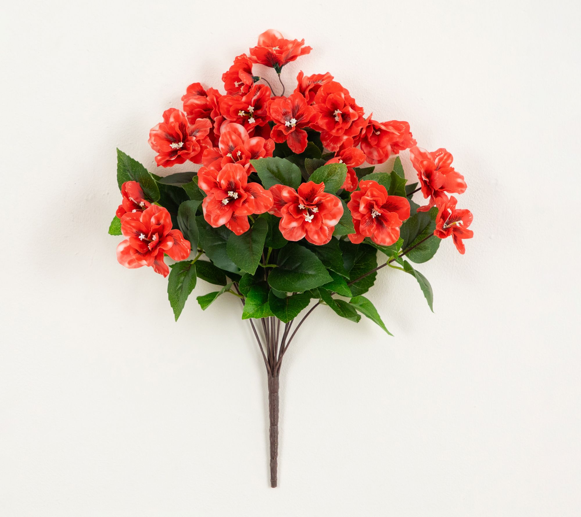 Nearly Natural 19-in UV Resistant Azalea Bush -Set of 3