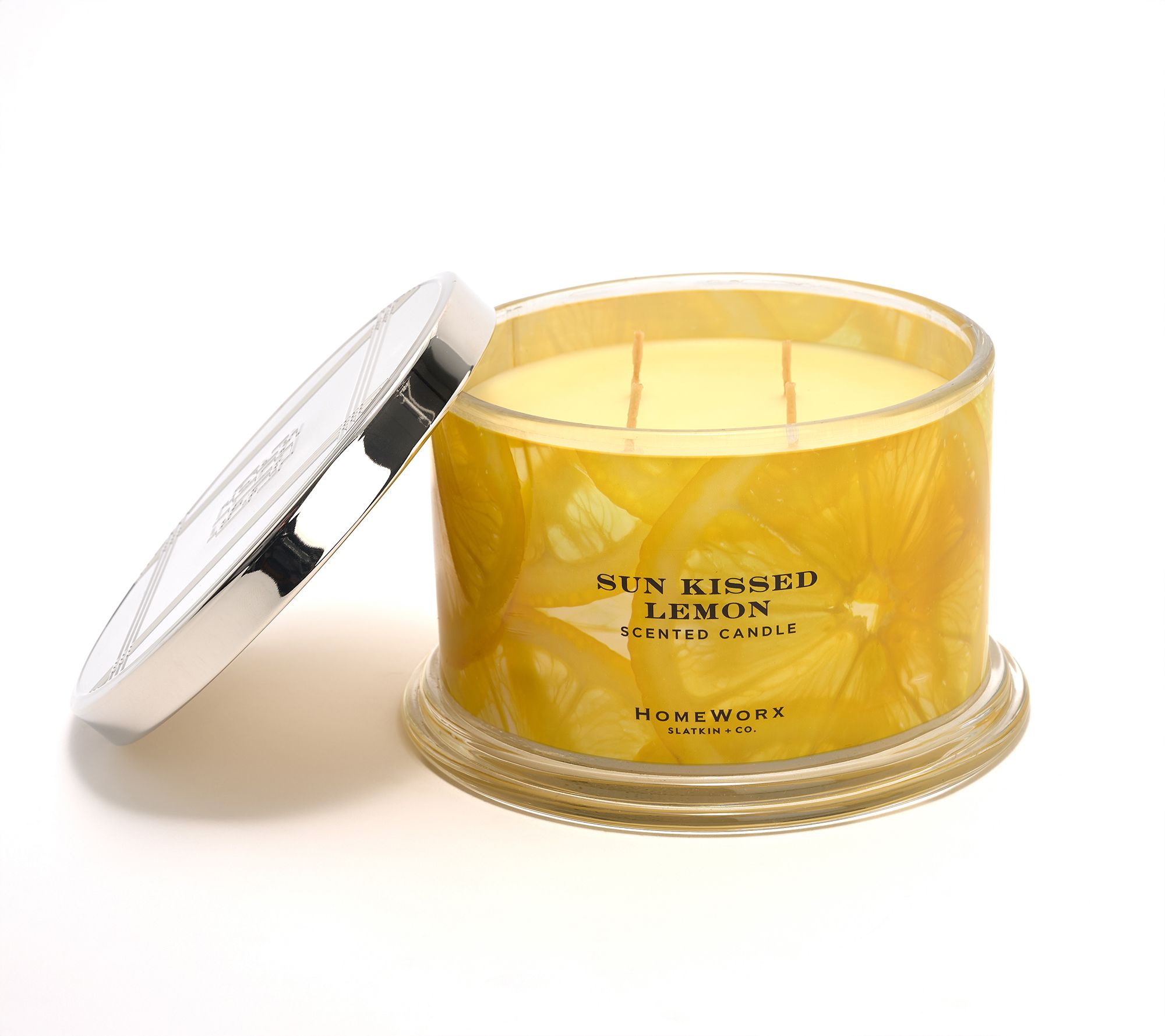 "As Is" HomeWorx by Slatkin + Co. 18oz Sunkissed Lemon Candle