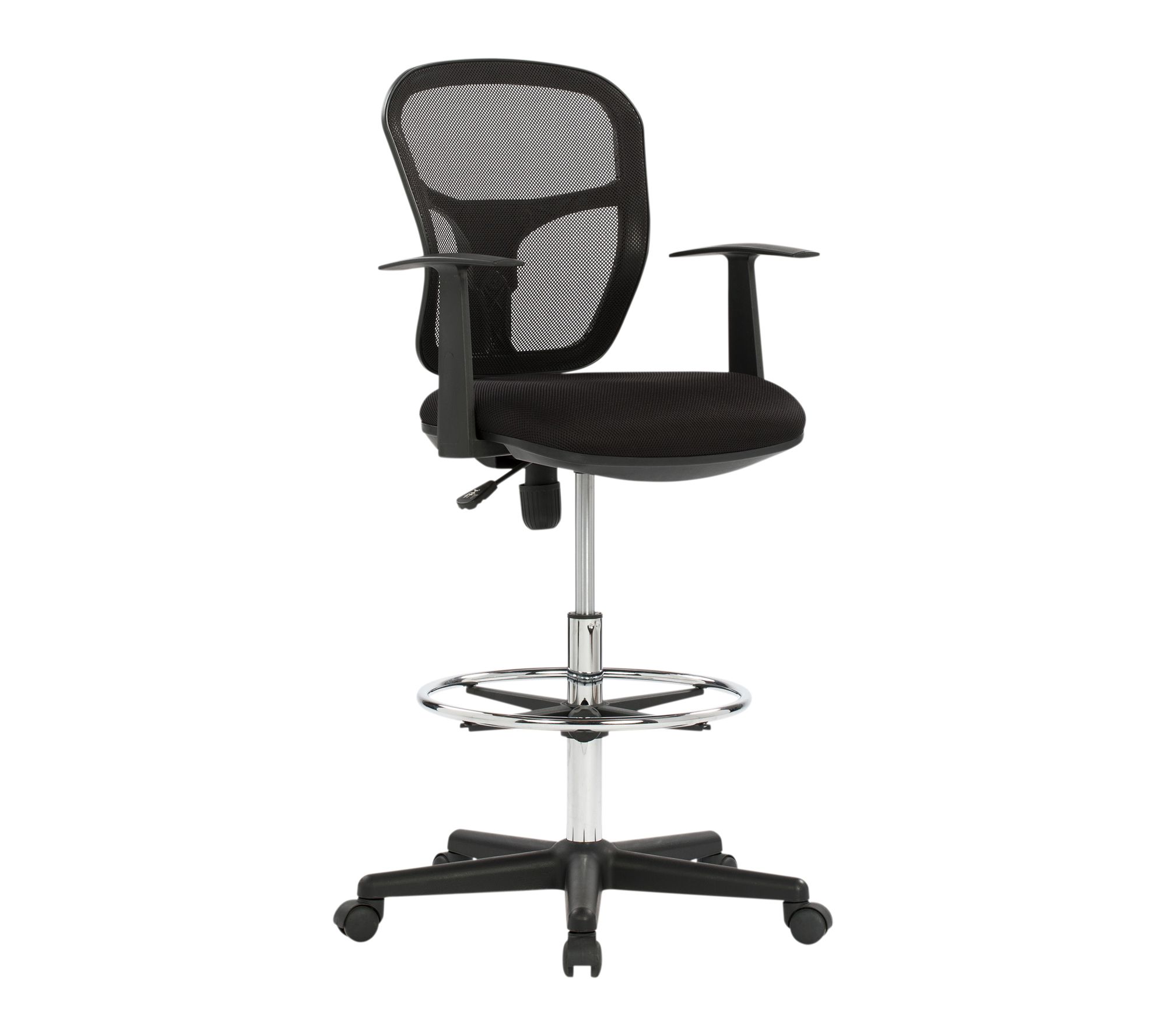 Studio Designs Riviera Drafting Work Chair withFoot Rest Ring