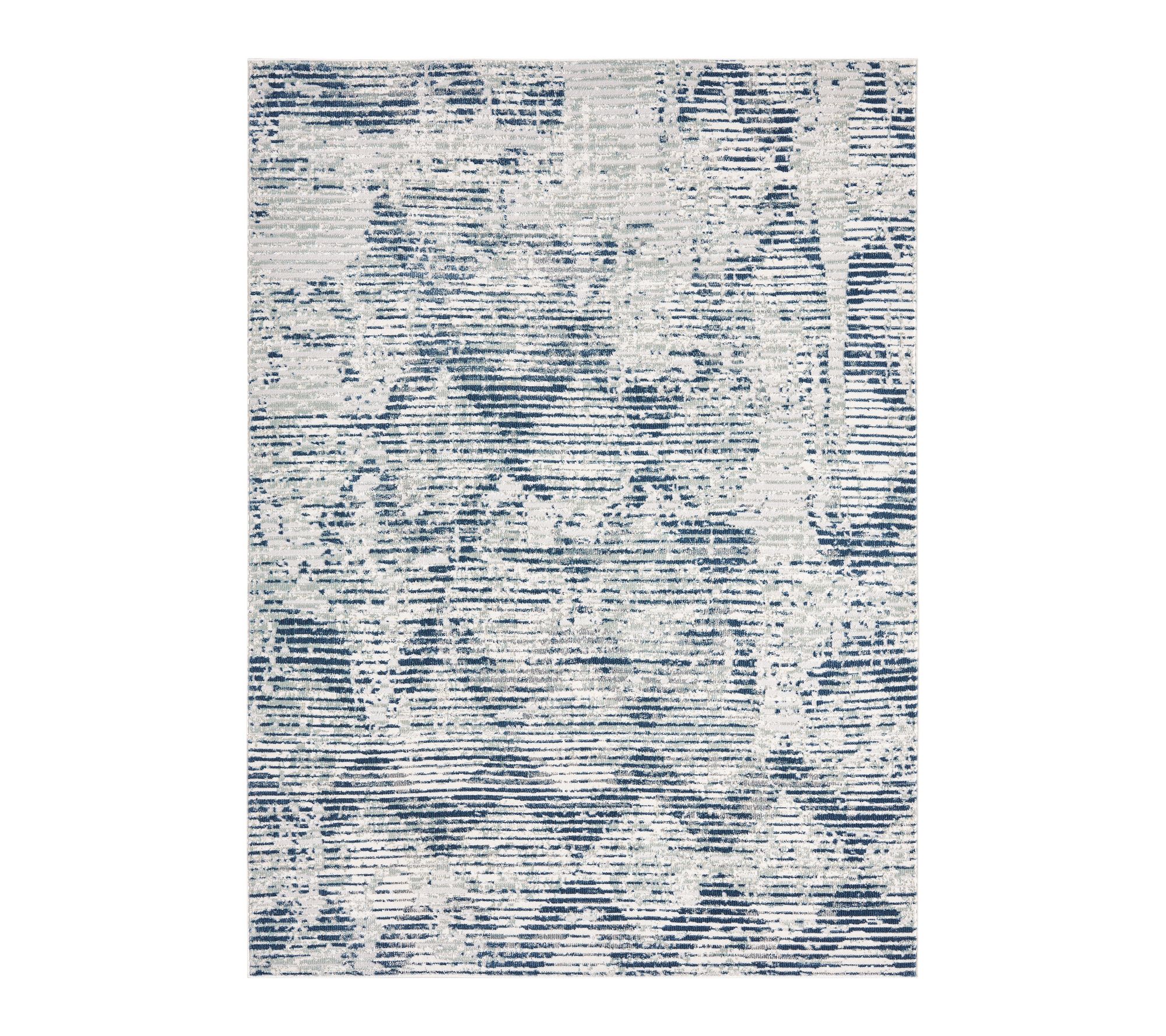 NMNY Mirella Distressed Diamond 5x7 Area Rug