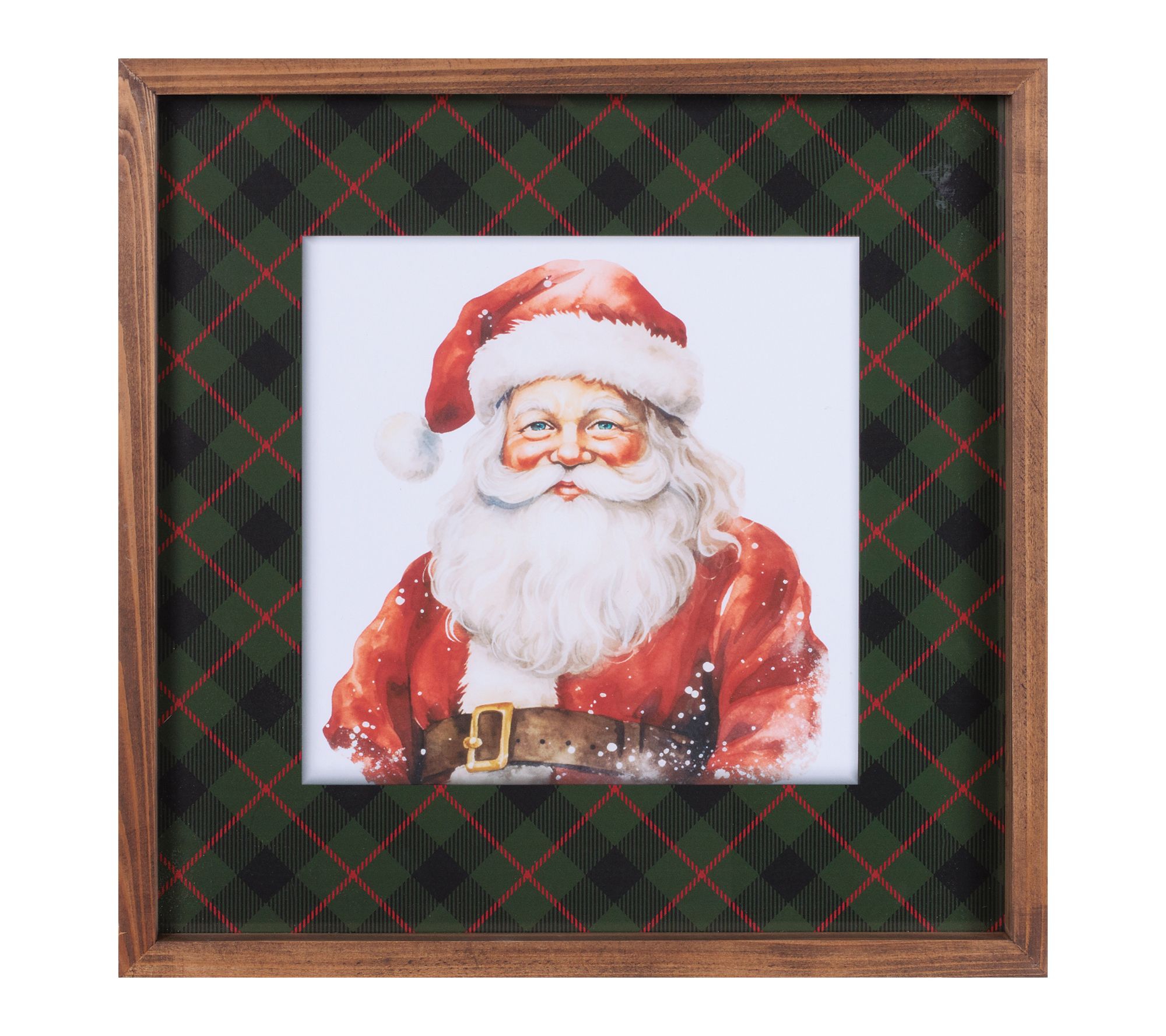 Melrose Framed Santa Claus Wall Art Print 15.5"H