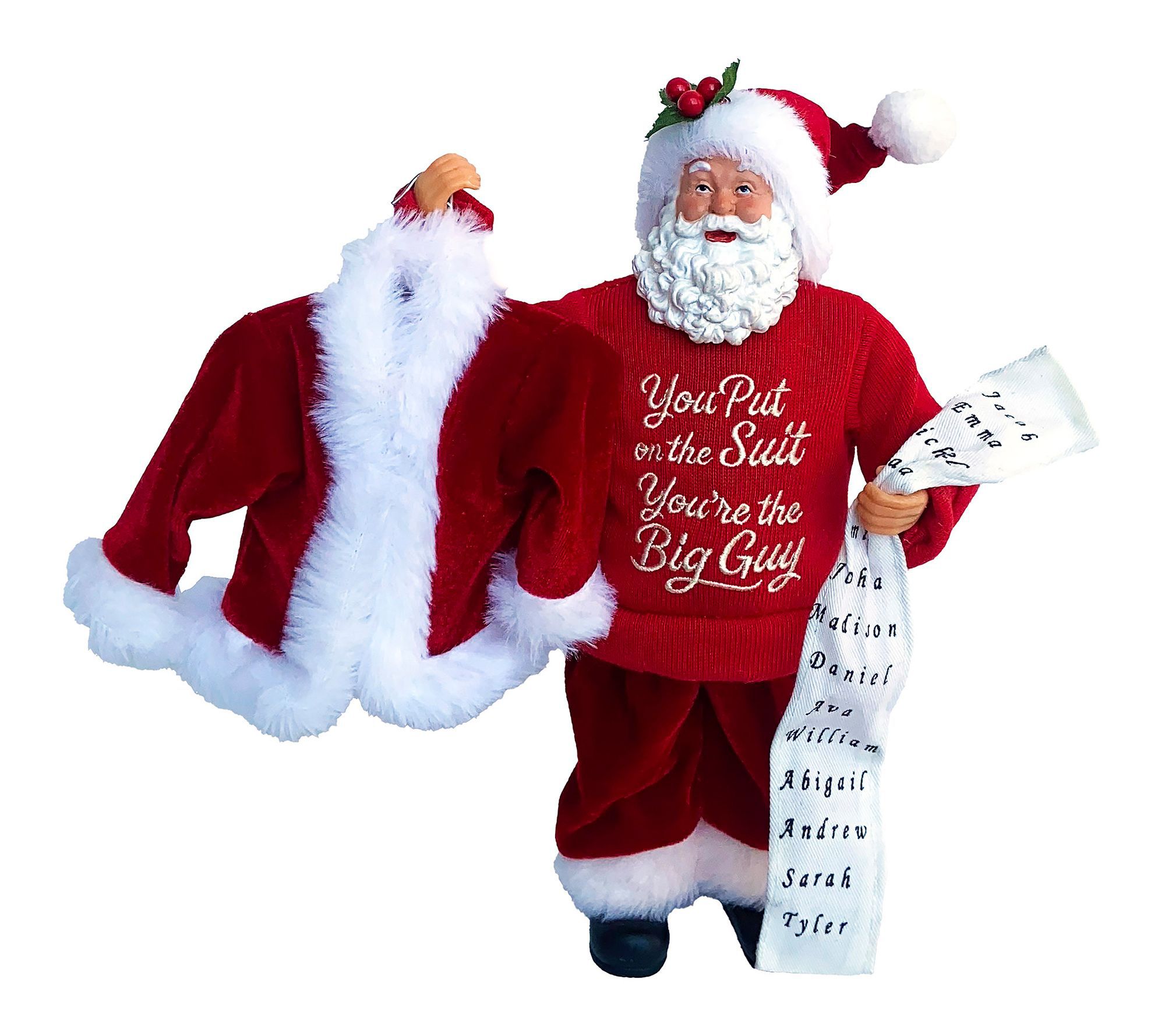 Santa's Workshop, Inc 12" The Suit Claus