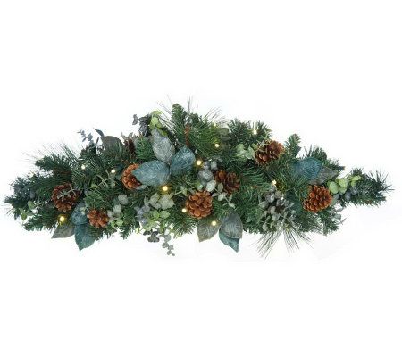 Bethlehemlights Batteryoperated 3 Eucalyptus Swag With Timer