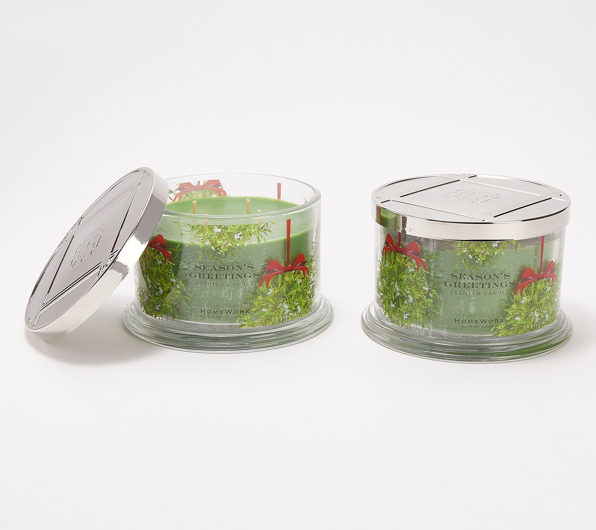 HomeWorx By Harry Slatkin S 2 Seasons Greetings 18oz Candles QVC Com   H233176.001