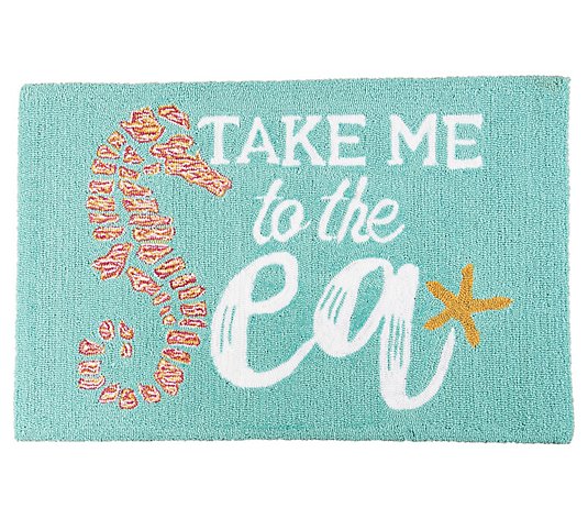 22" x 34" Take Me To The Sea Rug by Valerie