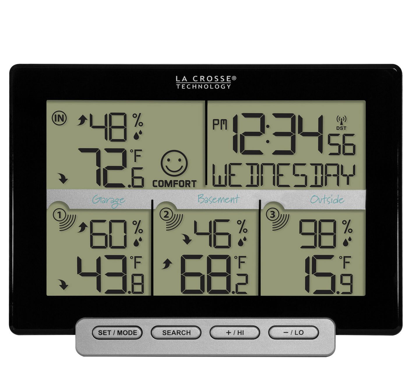 La Crosse Technology 3 Channel Wireless WeatherStation - QVC.com