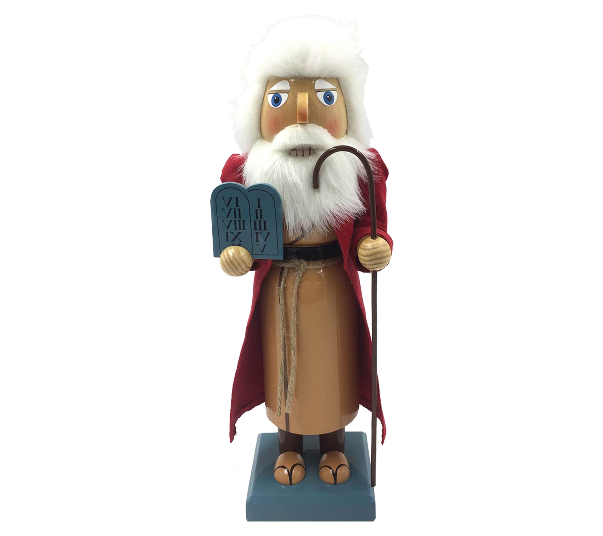 14" Moses Nutcracker By Santa's Workshop