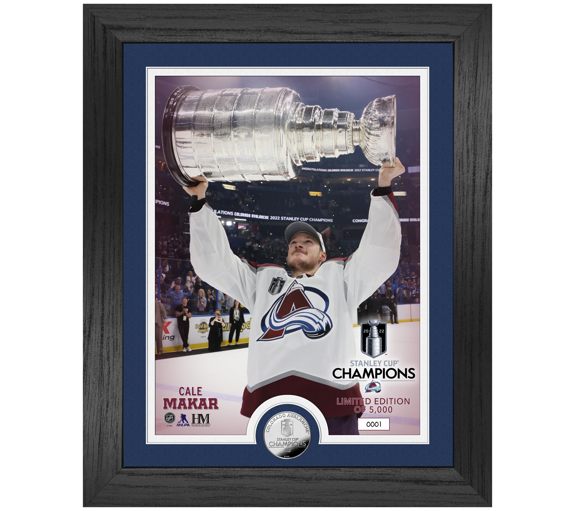 Avalanche 3X Stanley Cup Champ Luggage Tag