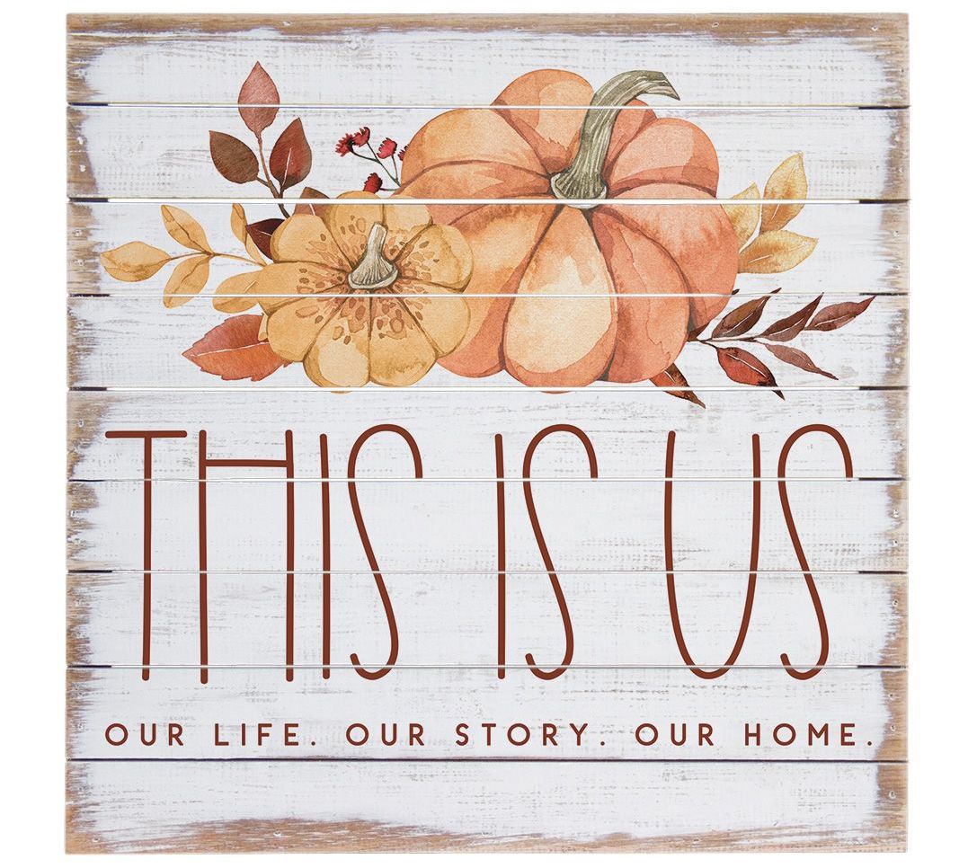 Sincere Surroundings 14" This Is Us Pumpkin Perfect Pallet
