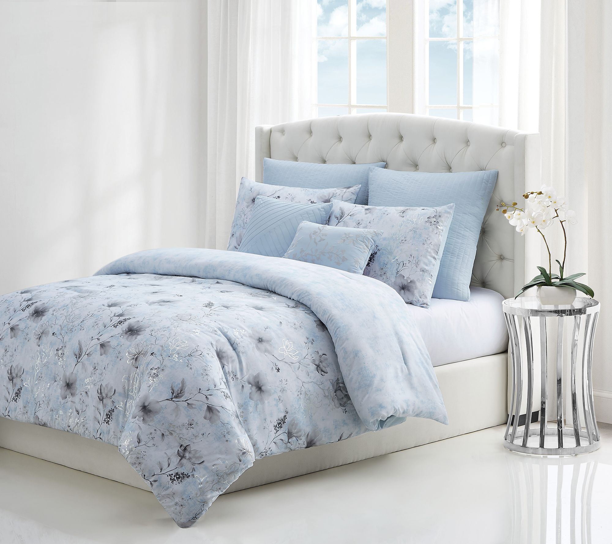 Style 212 Ava 7 Piece Queen Comforter Set - QVC.com