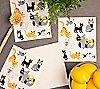 Design Imports Set of 3 Cats Everywhere! Swedish Dishcloths, 2 of 5
