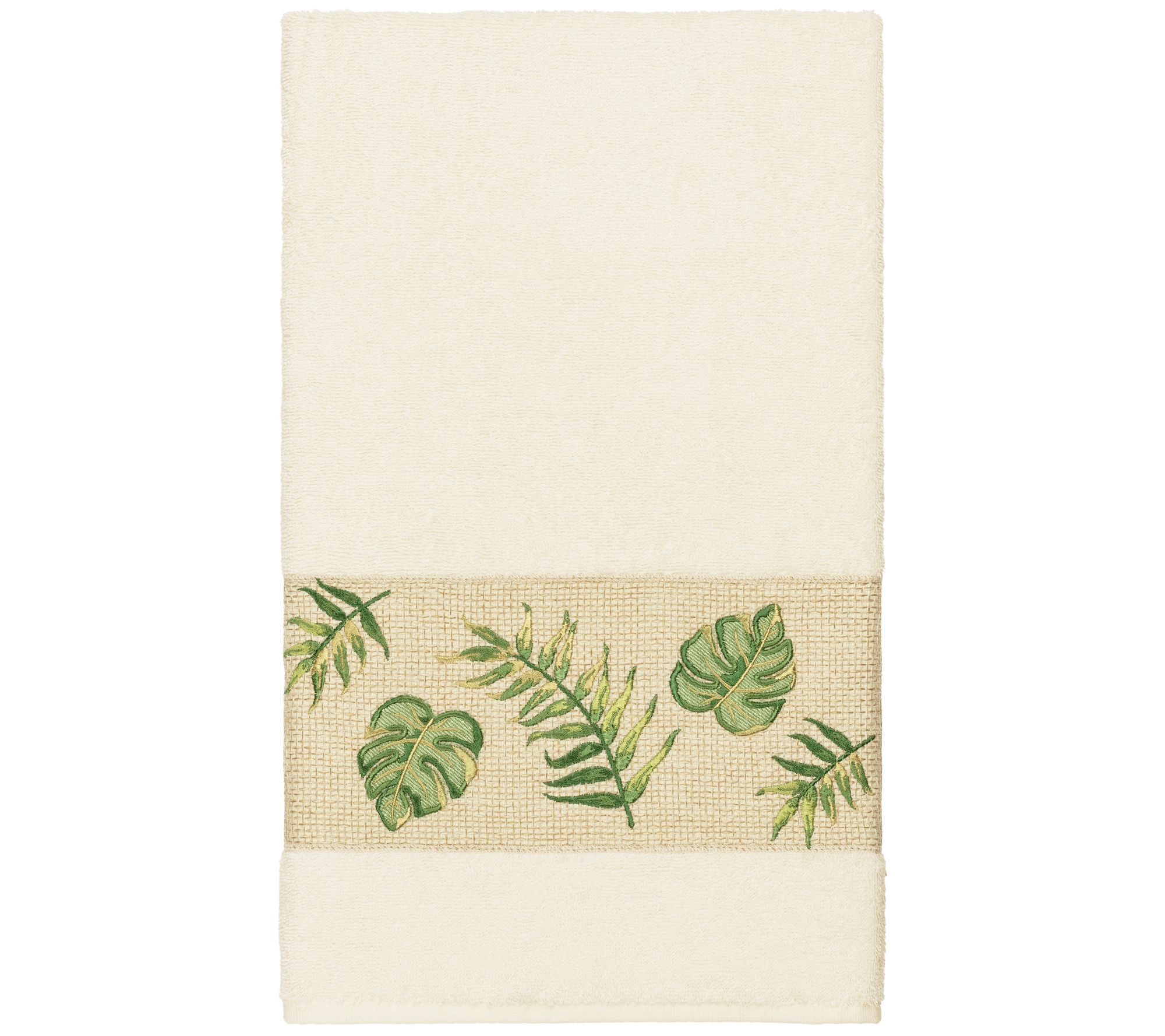 Linum Home Textiles Zoe Embellished Bath Towel
