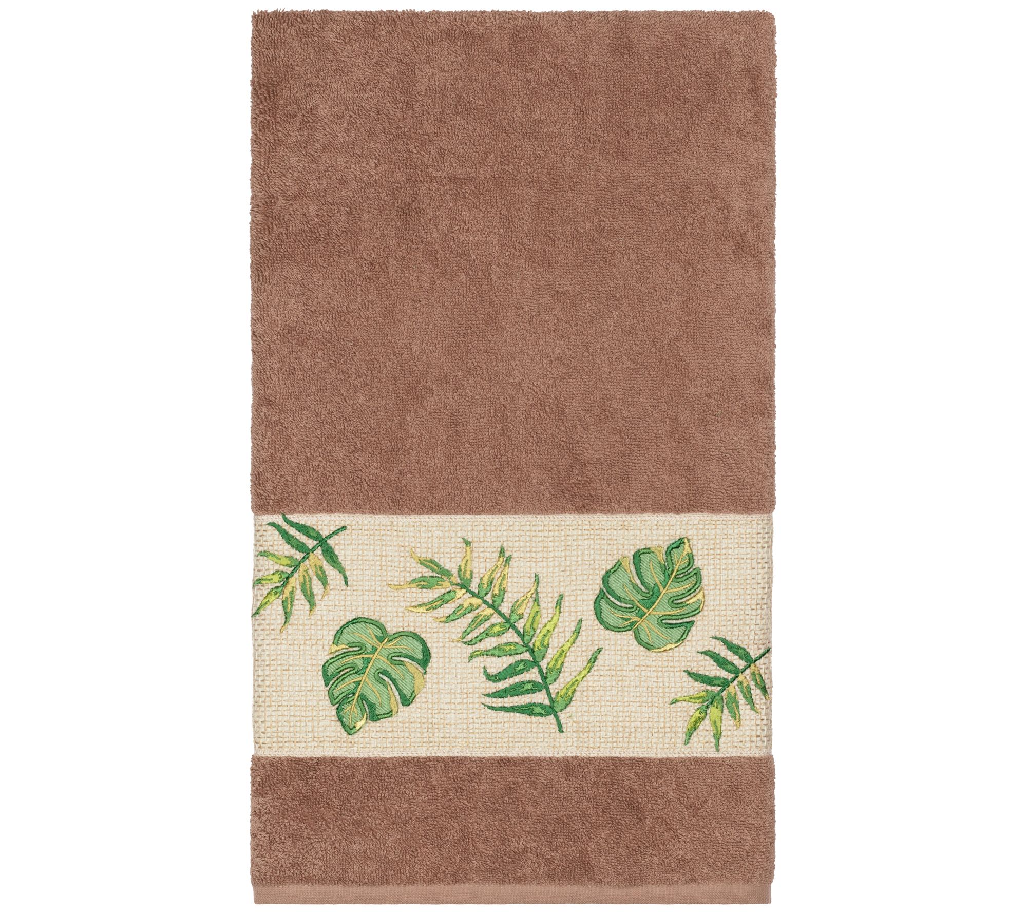 Linum Home Textiles Zoe Embellished Bath Towel
