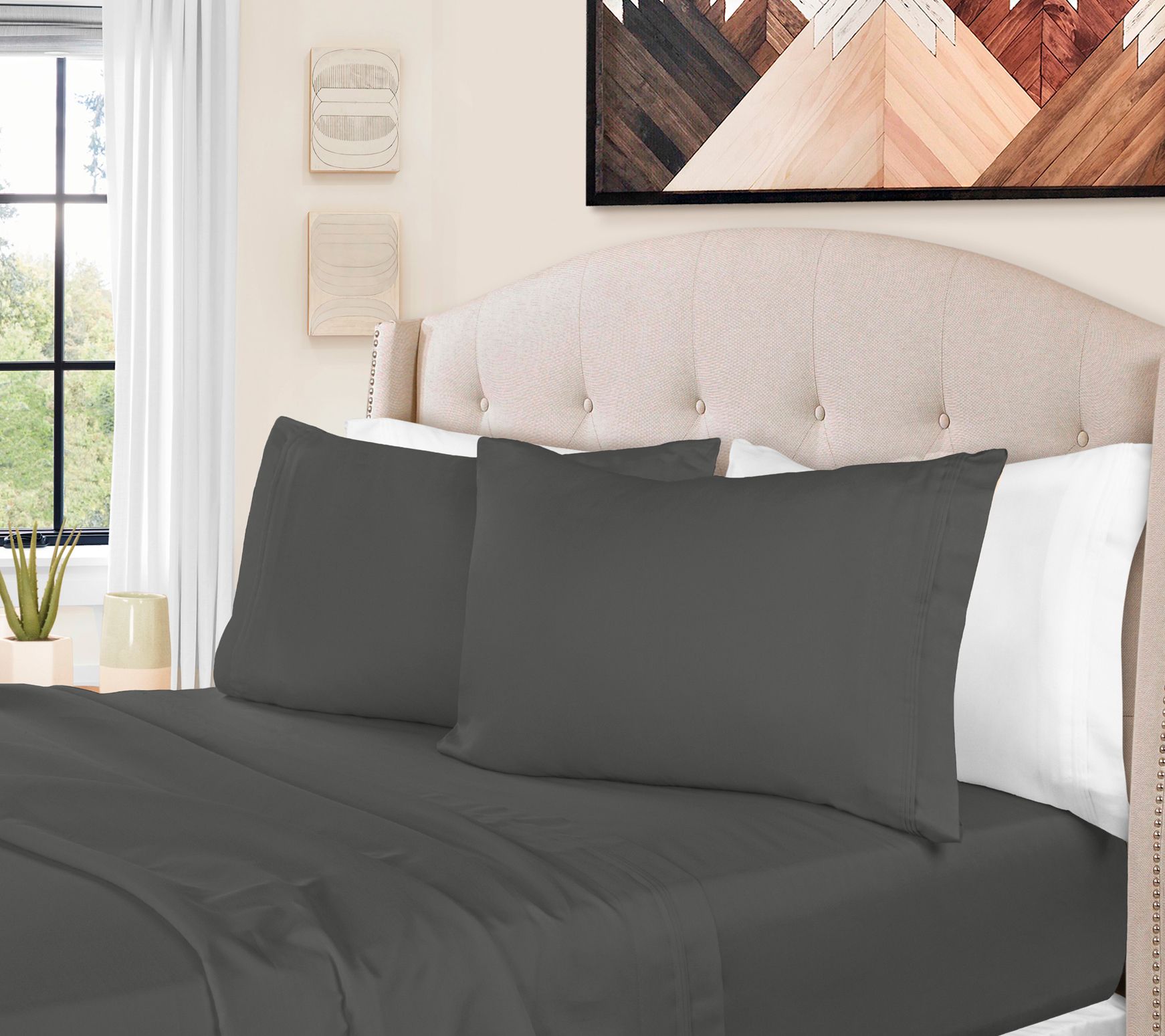 Superior 1500-TC Egyptian Cotton 4-Piece Sheetet King