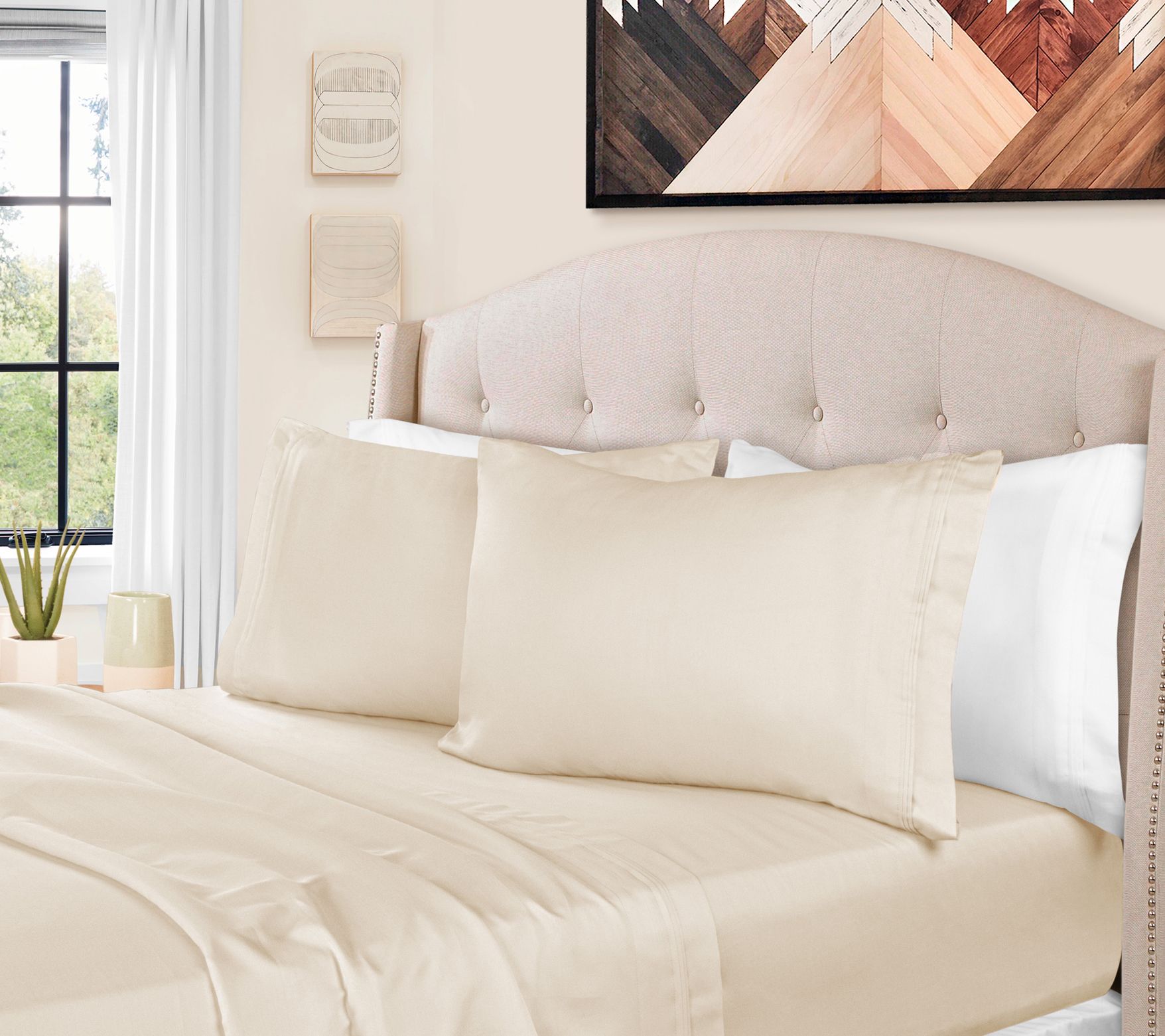 Superior 1500-TC Egyptian Cotton 4-Piece Sheetet King