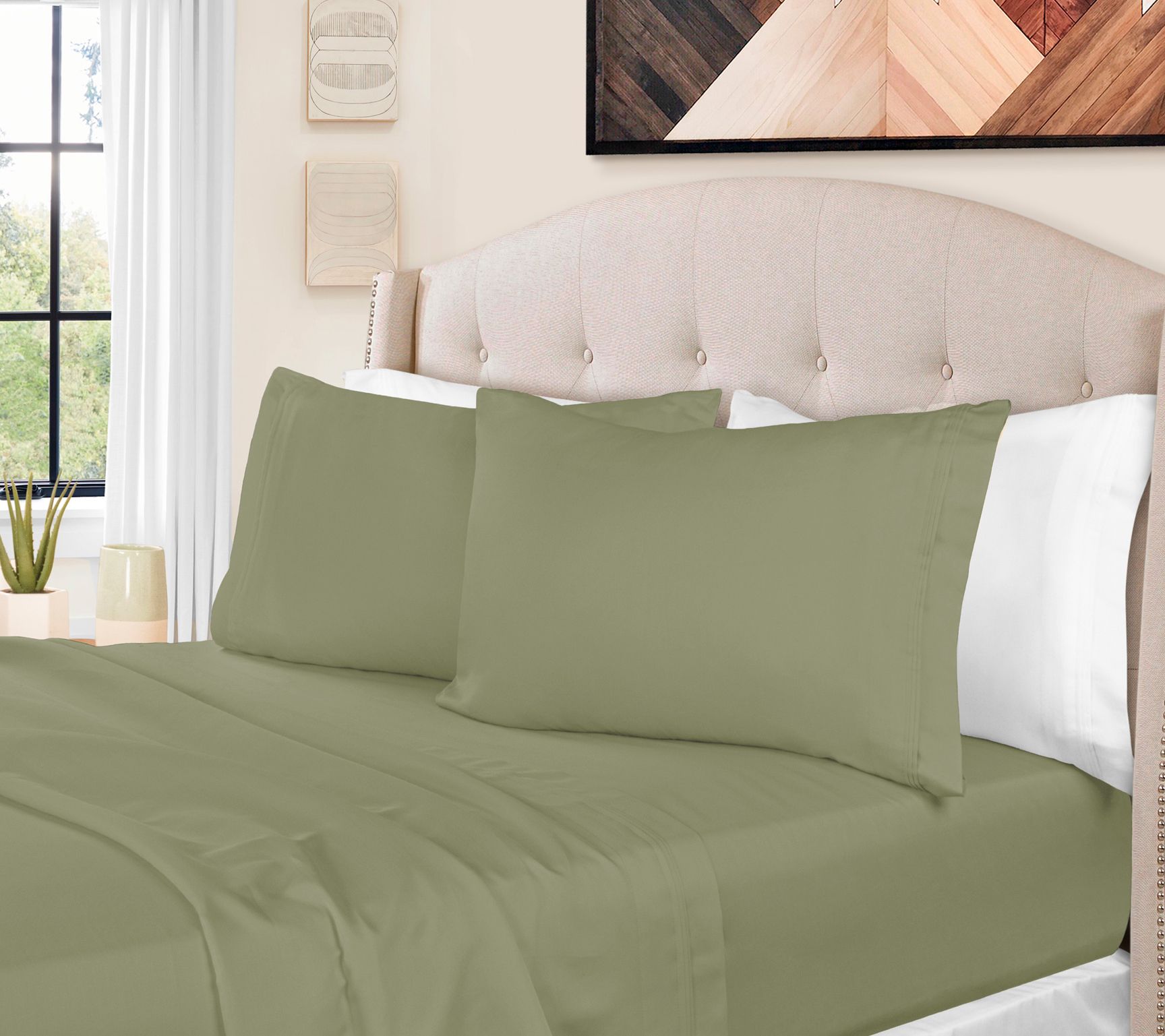Superior 1500-TC Egyptian Cotton 4-Piece Sheetet King