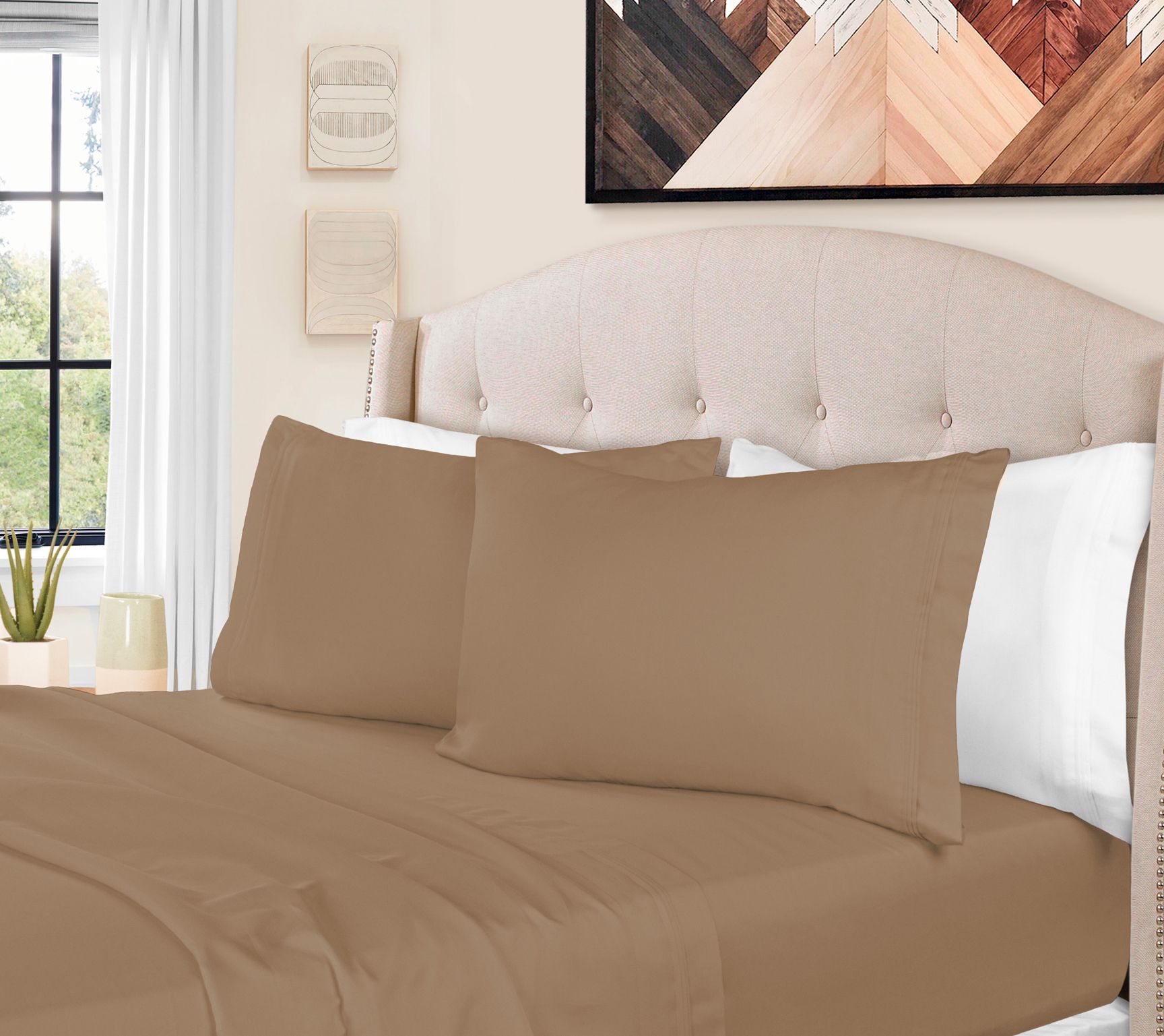 Superior 1500-TC Egyptian Cotton 4-Piece Sheetet King