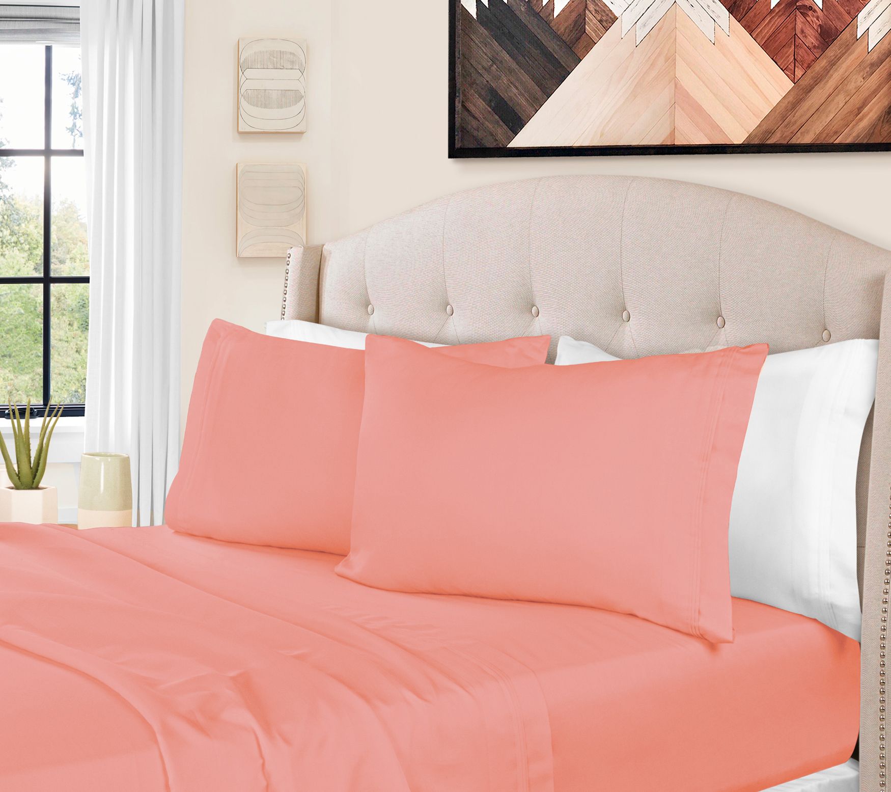 Superior 1500-TC Egyptian Cotton 4-Piece Sheetet King