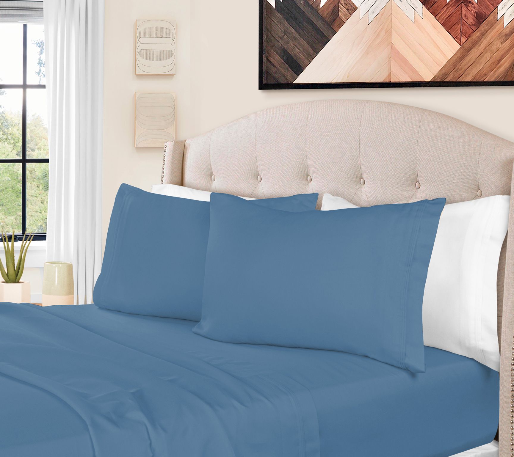 Superior 1500-TC Egyptian Cotton 4-Piece Sheetet King