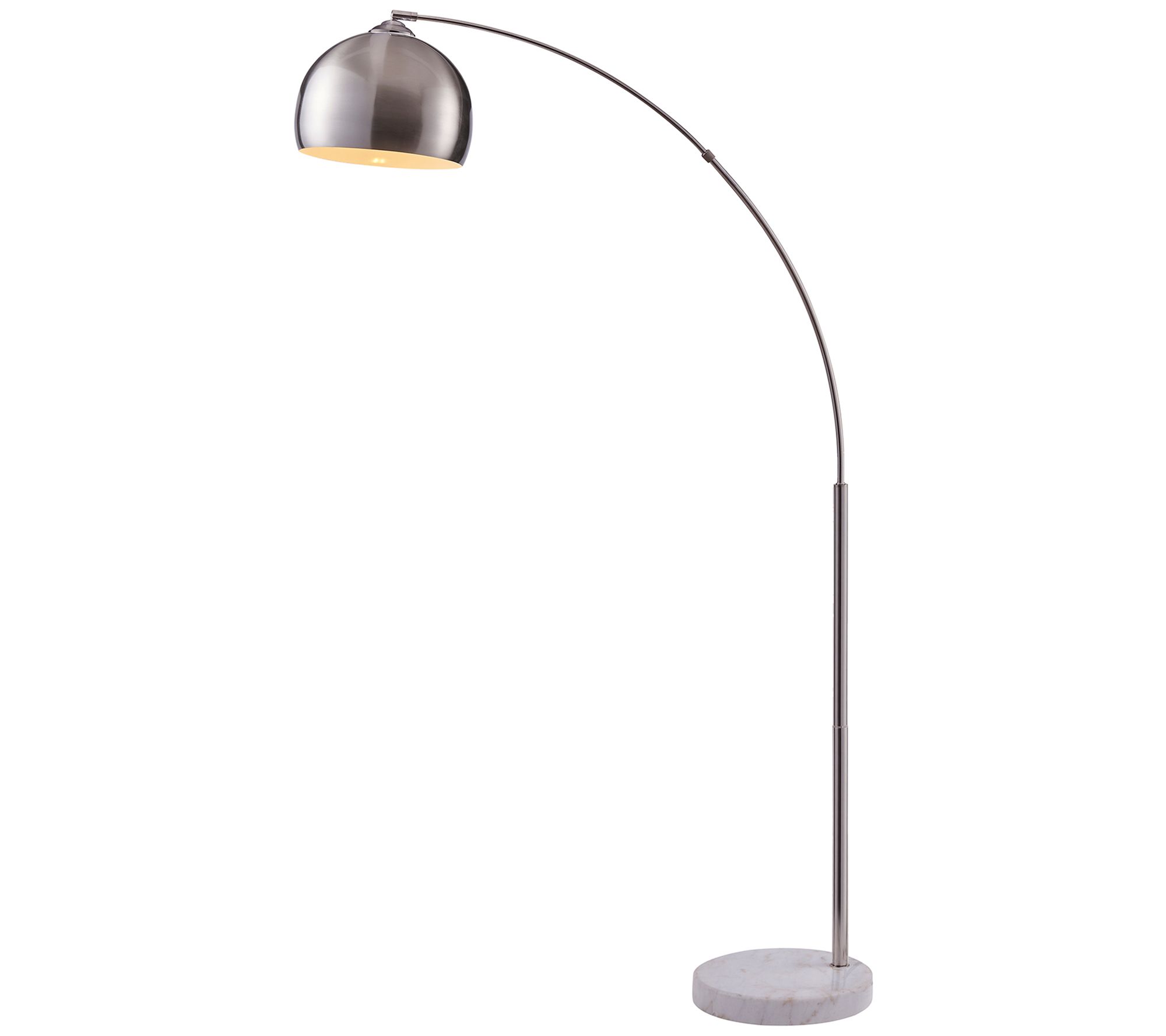 Teamson Home 68.1" Metal Floor Lamp, Bell Shade