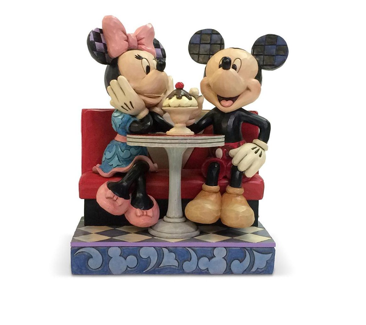 Enesco Disney Traditions Mickey & Minnie at Soda Shop