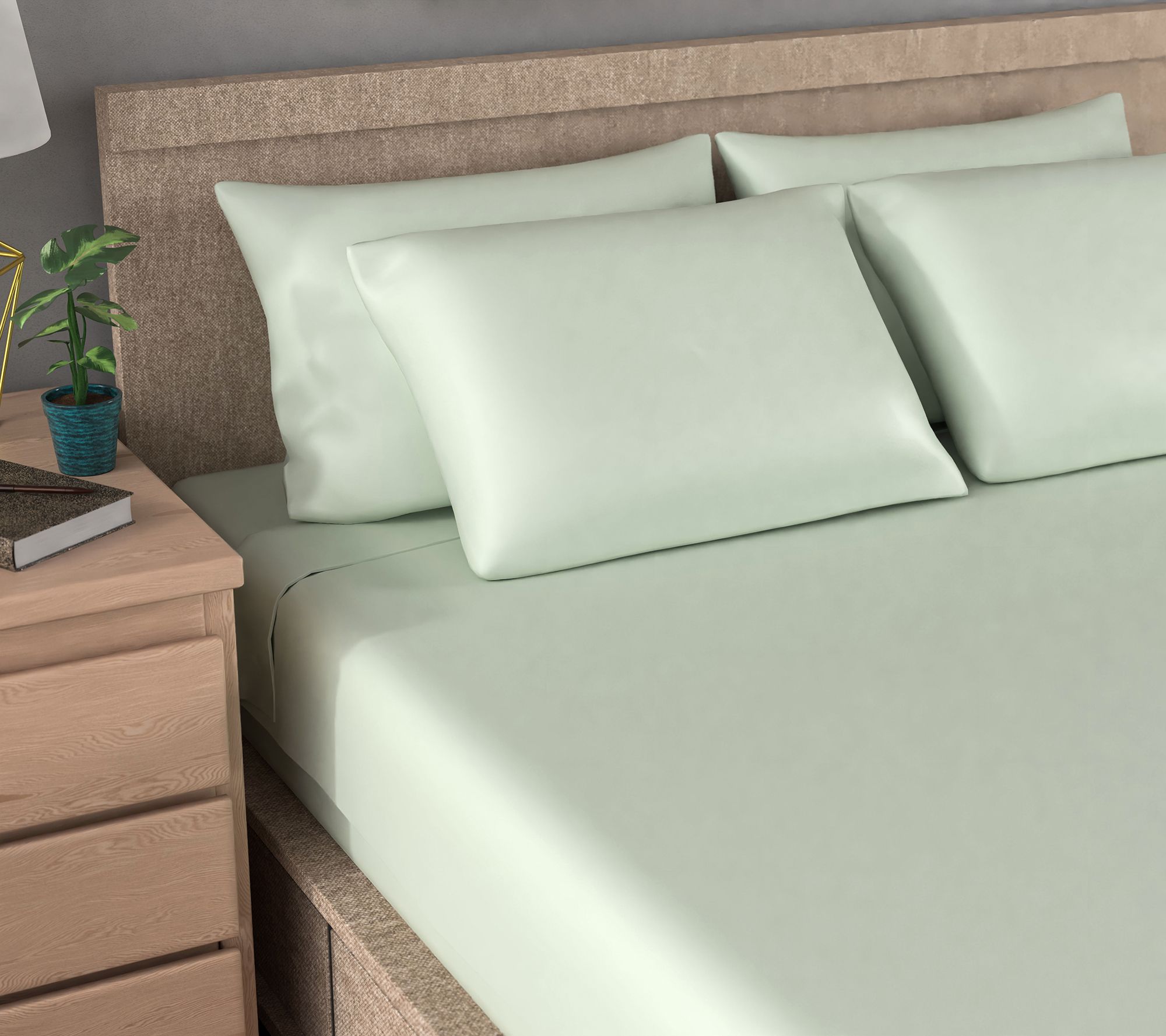 Home Reflections 1200TC Cotton Blend Sateen Sheet Set