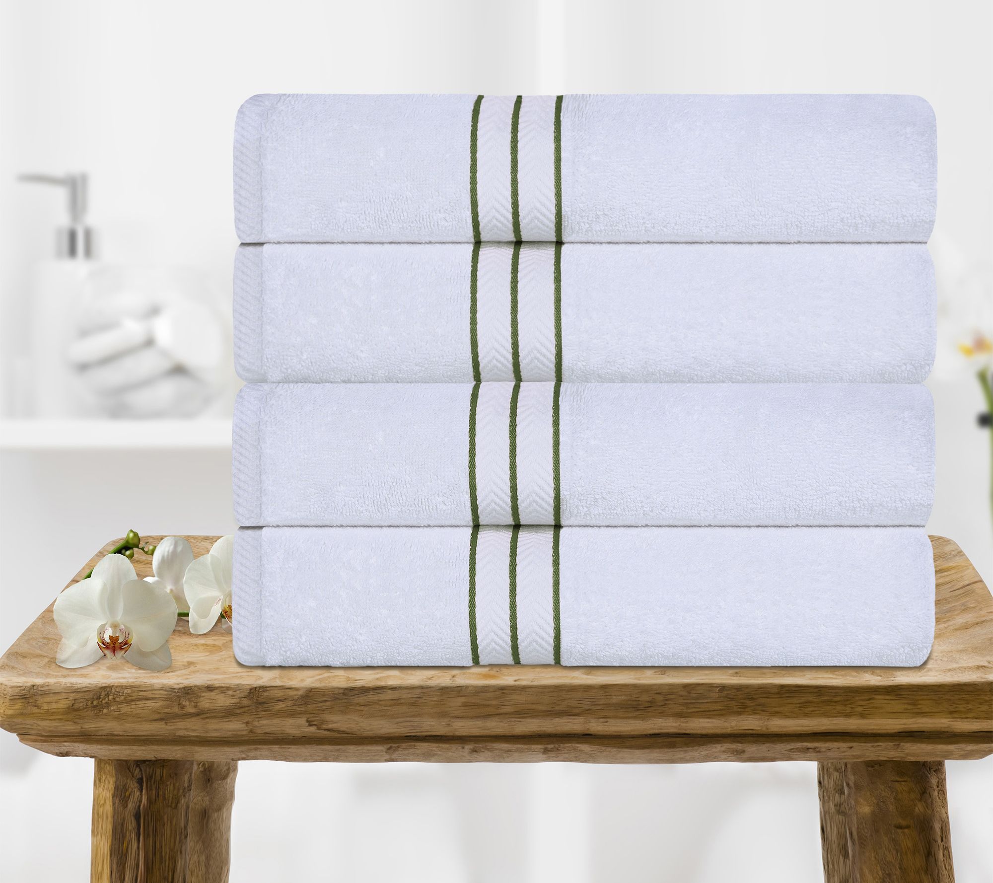 Superior Turkish Cotton Bath Towel Set
